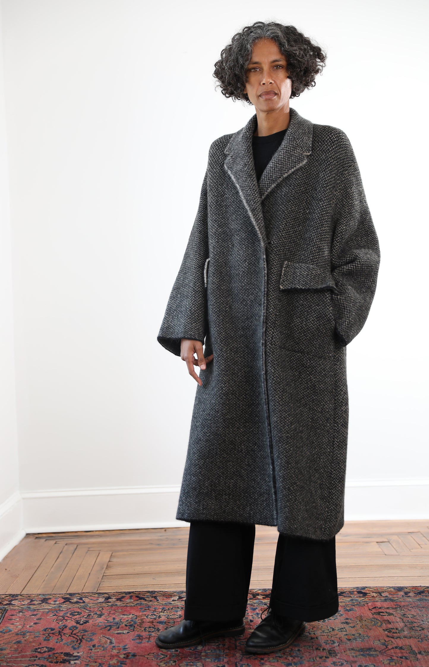 Black & Natural Bob's Coat