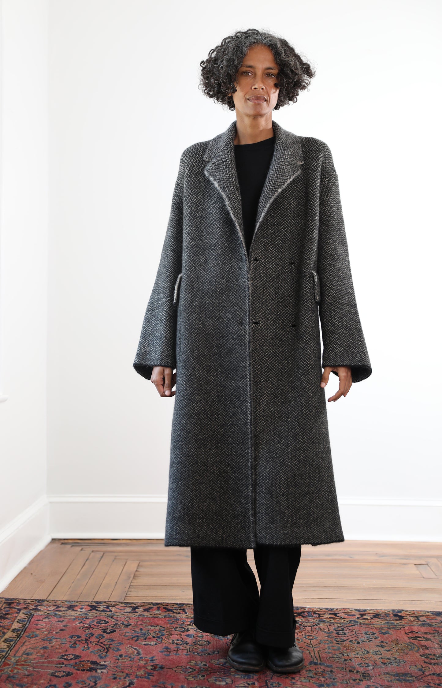 Black & Natural Bob's Coat