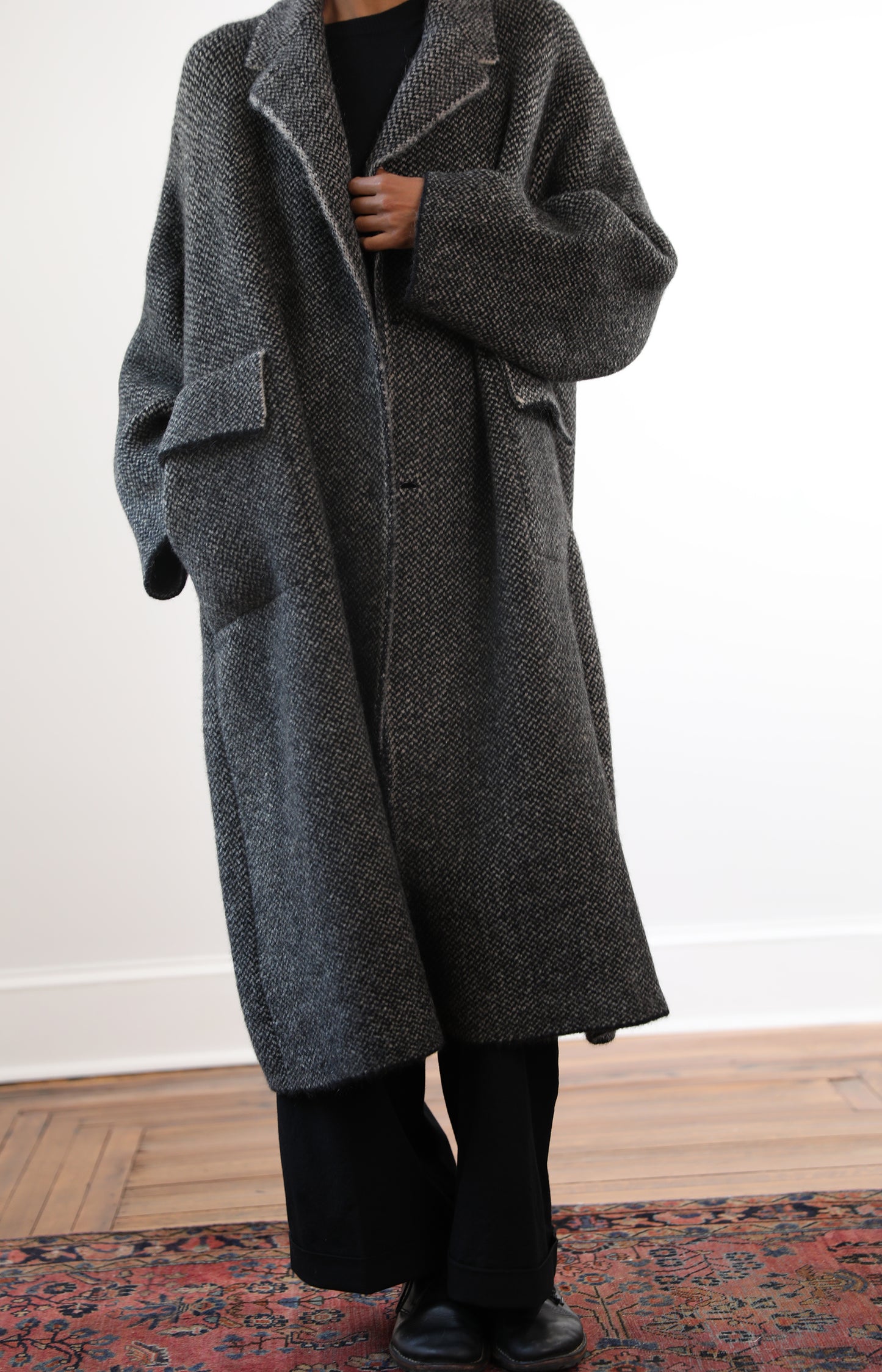 Black & Natural Bob's Coat