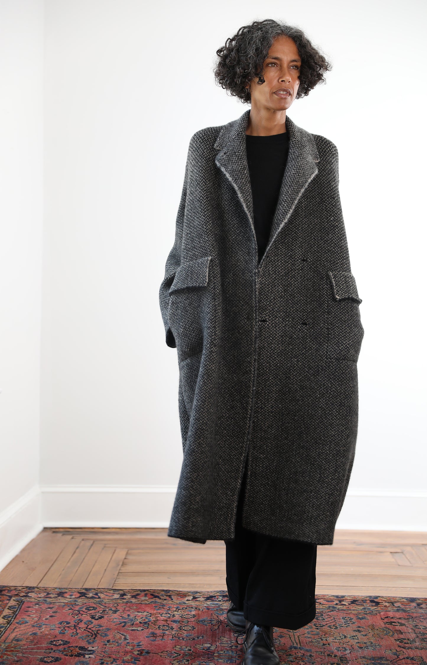 Black & Natural Bob's Coat