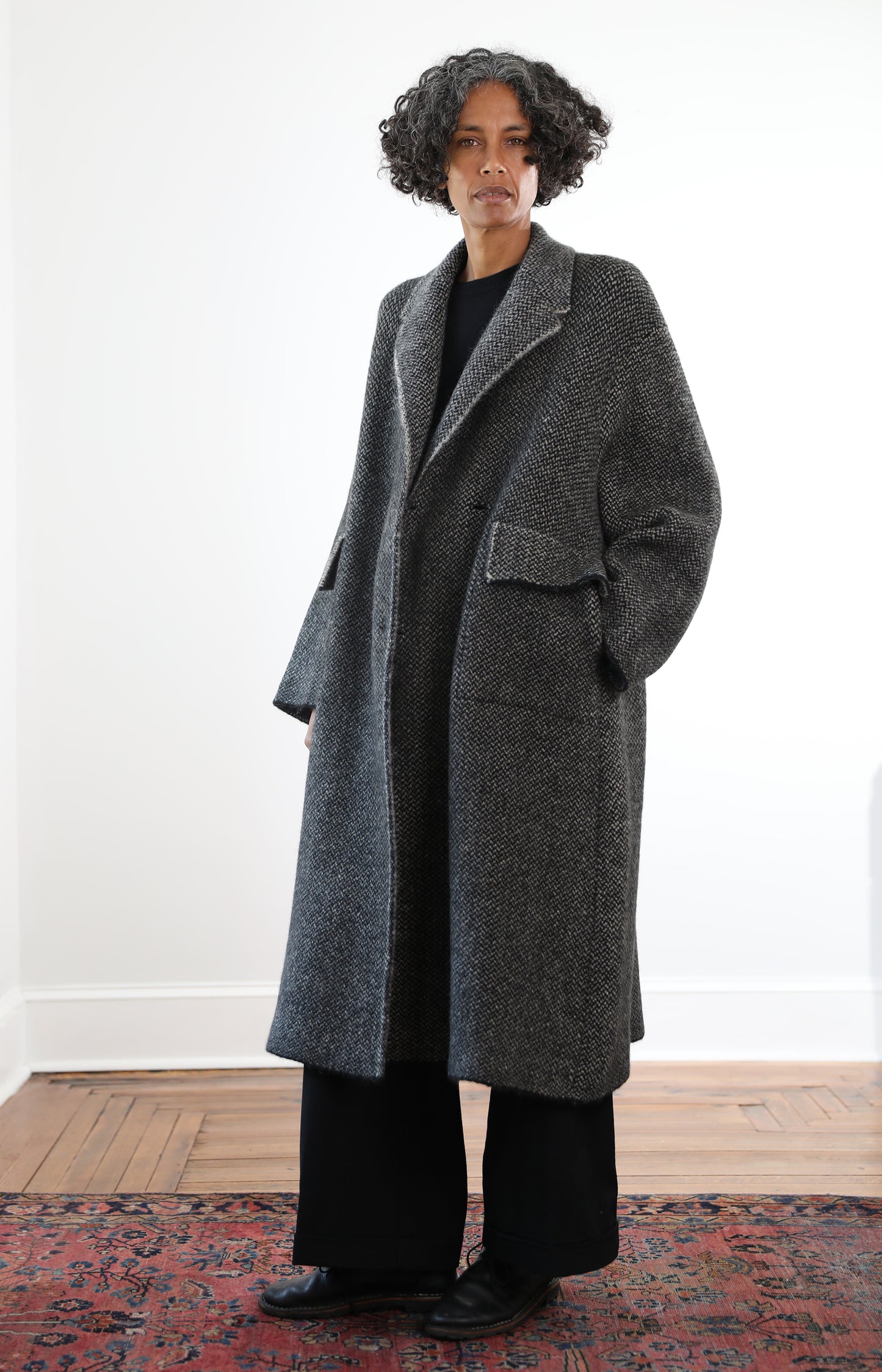 Black & Natural Bob's Coat