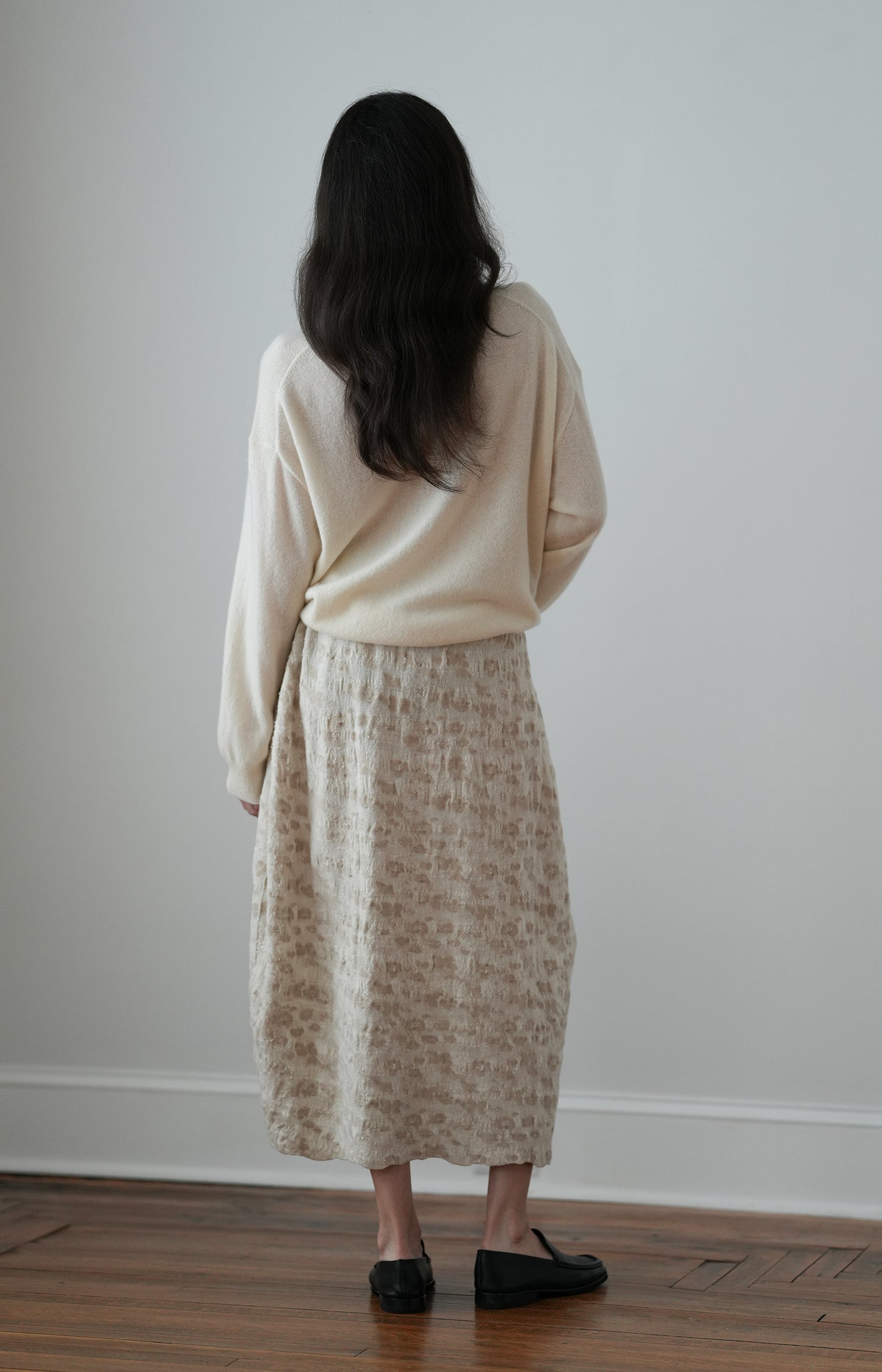 Cream Semina Skirt