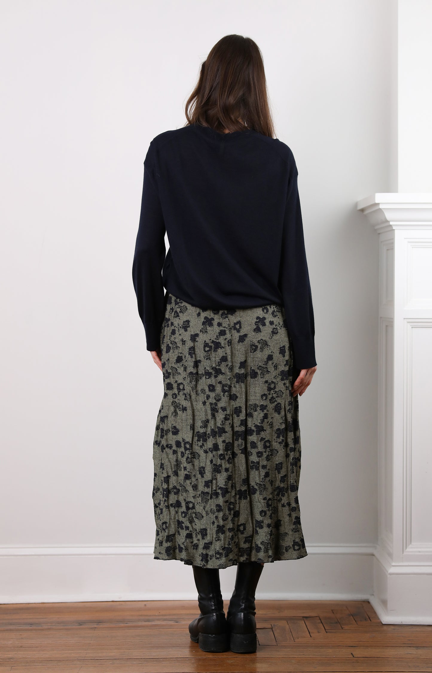 Green & Blue Painting Skirt