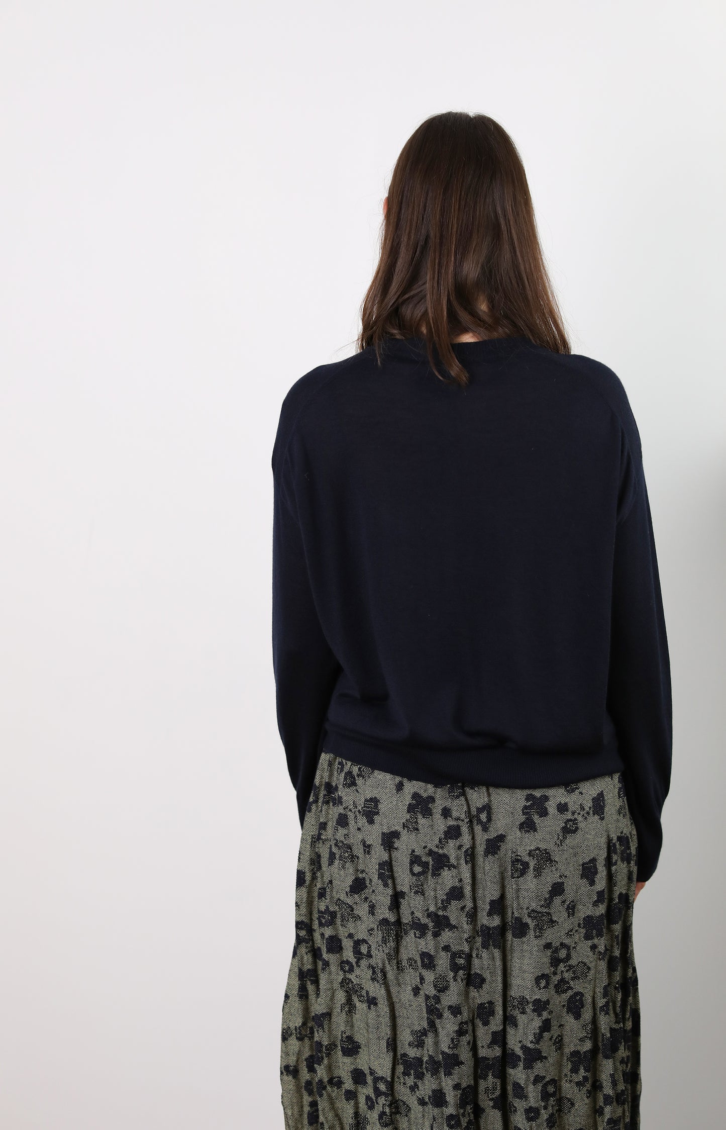 Navy Thinking Sweater