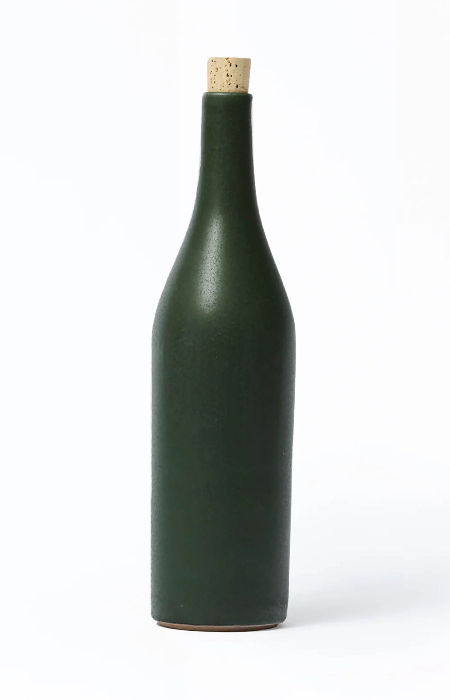 Green Pottery Bottle
