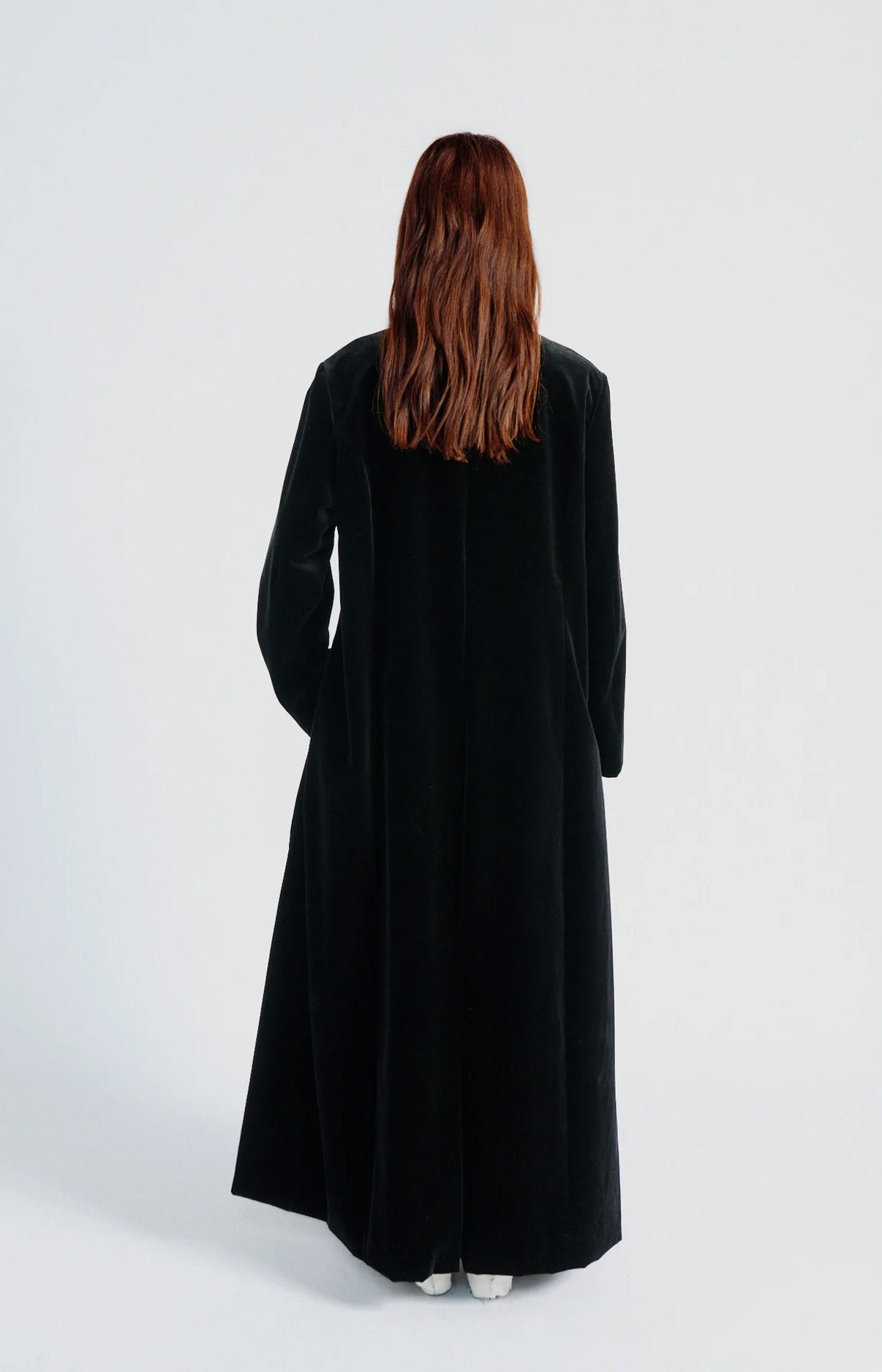 Black Velvet House Coat