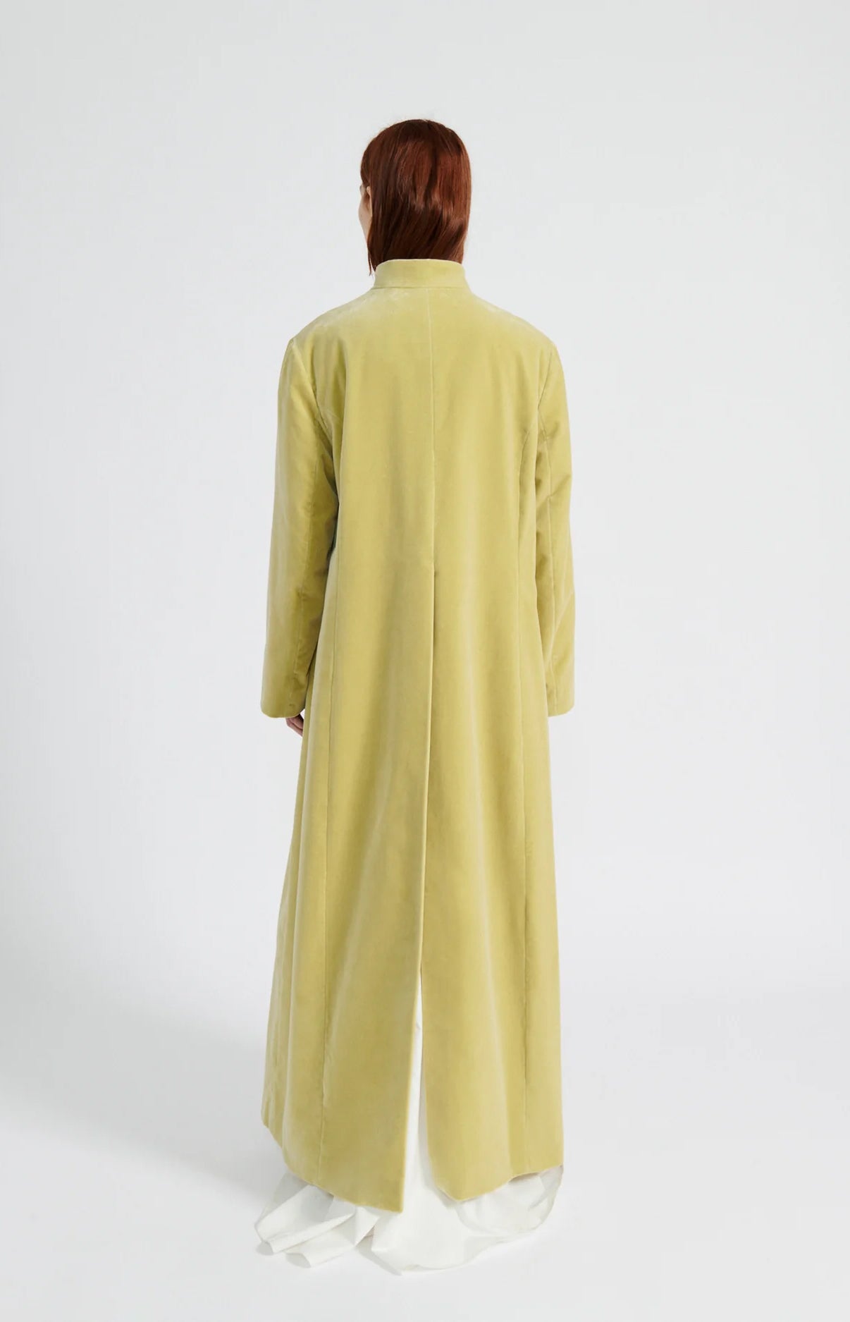 Celery Velvet House Coat