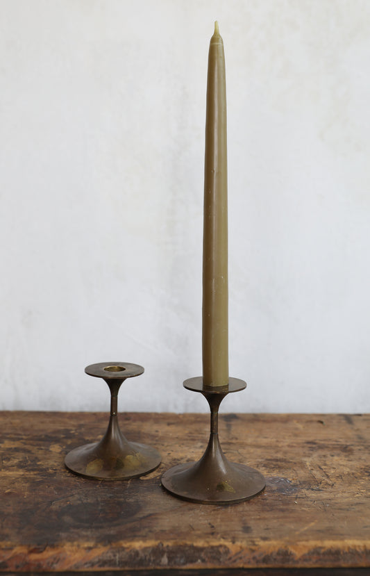 Pair or Brass Candleholders