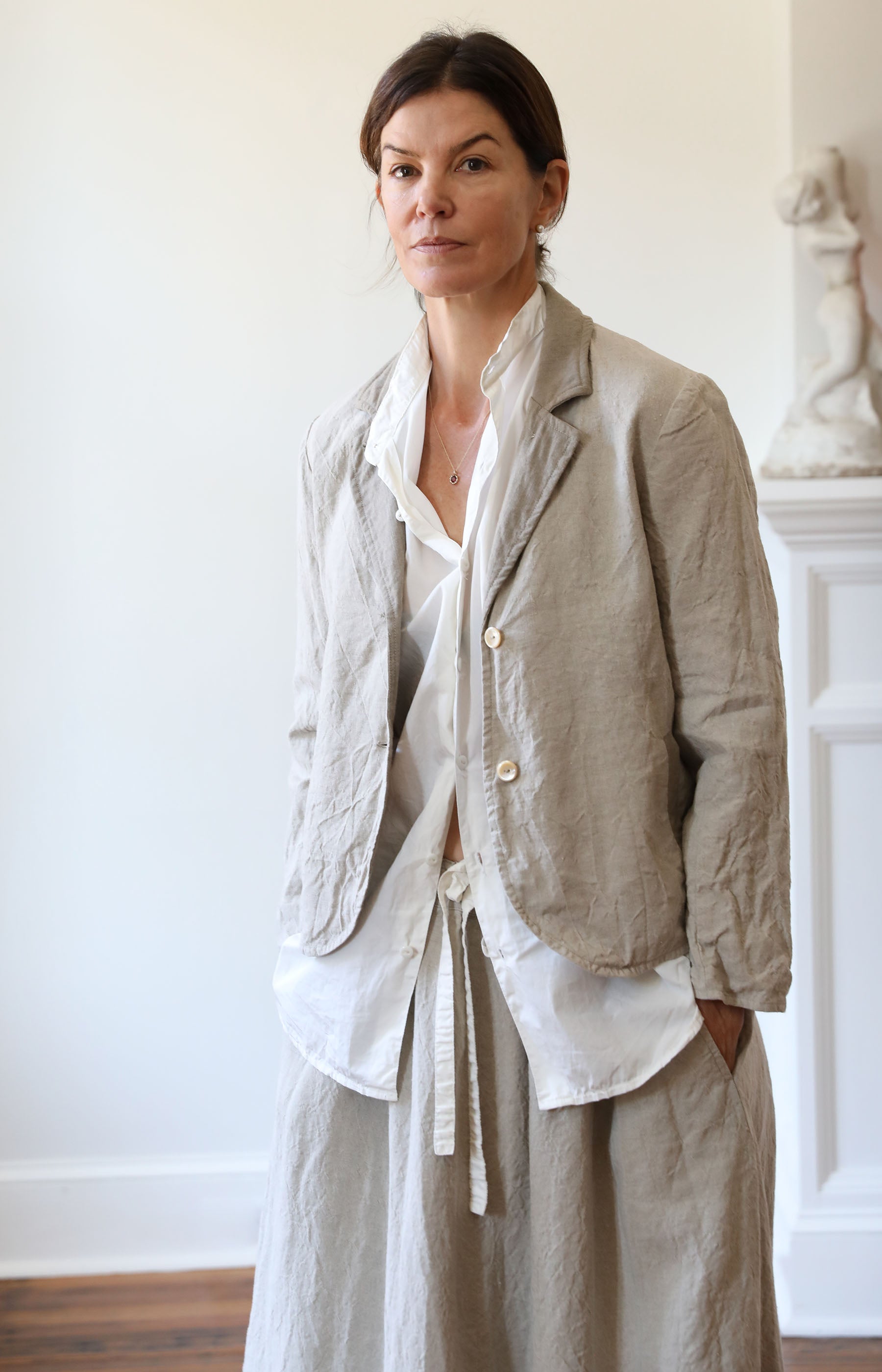 Natural Linen & Wool Regent Jacket – Alder & Co