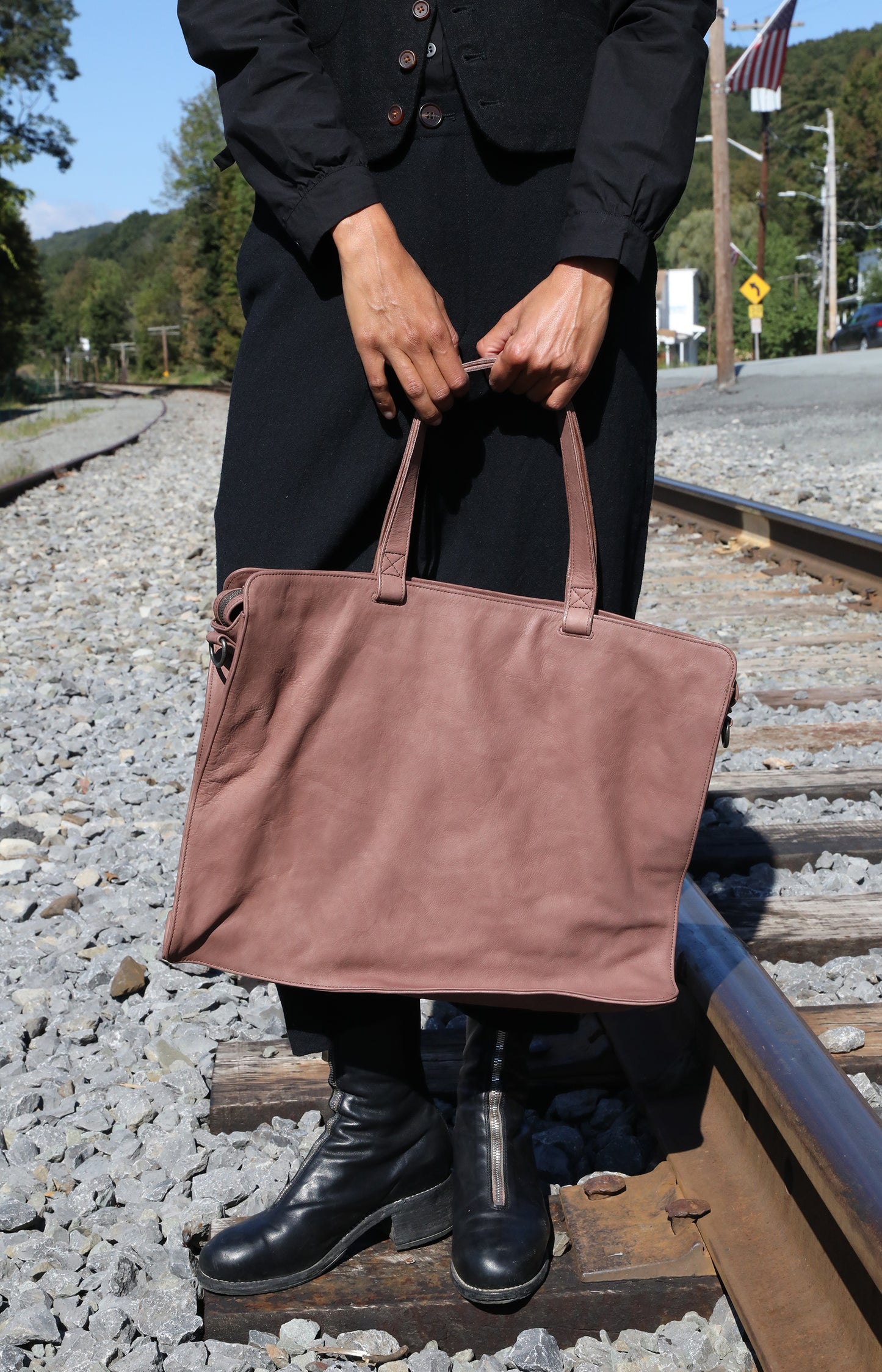 Cacao Leather Bag