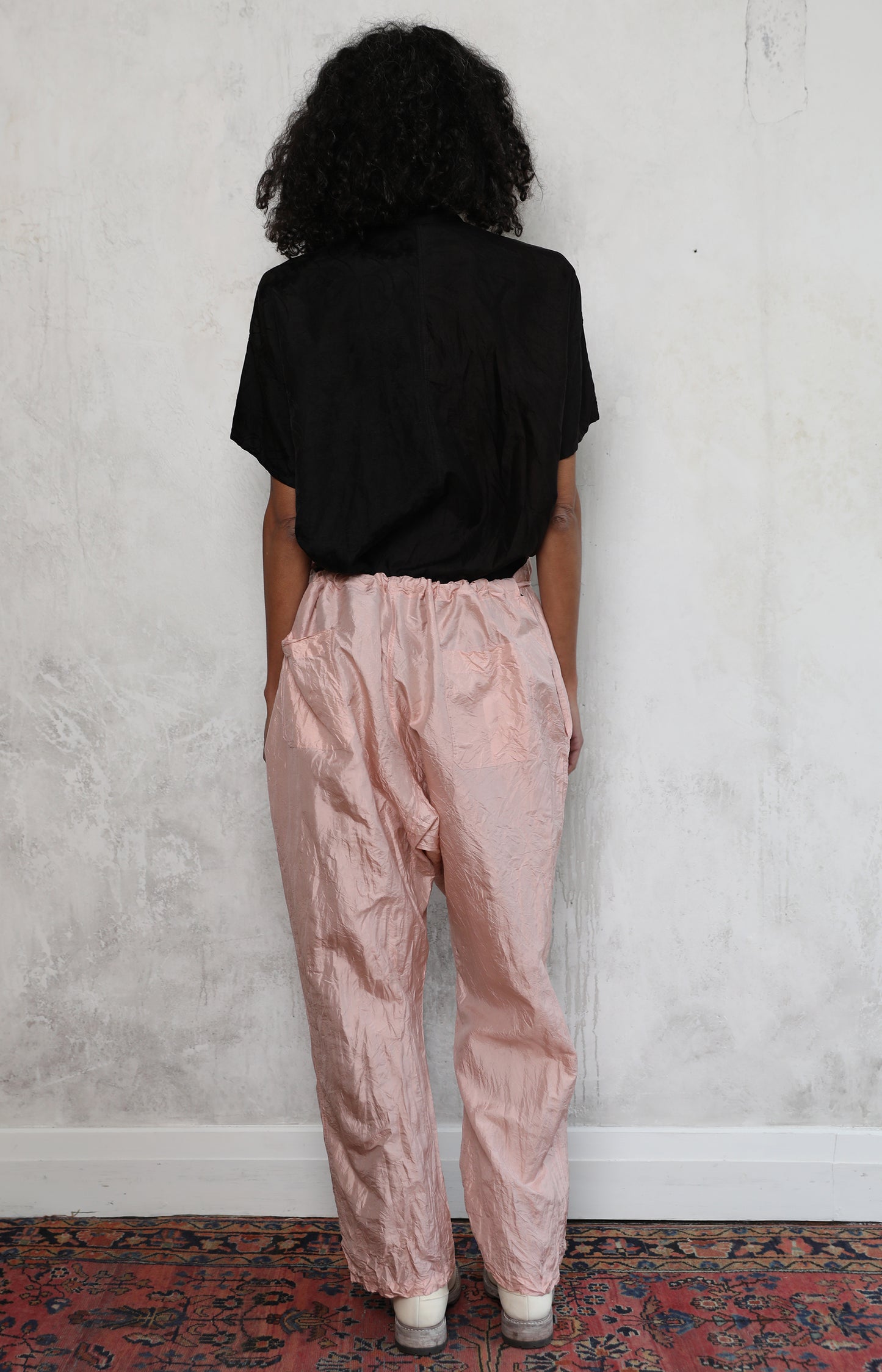 Pink Silk Judo Pants
