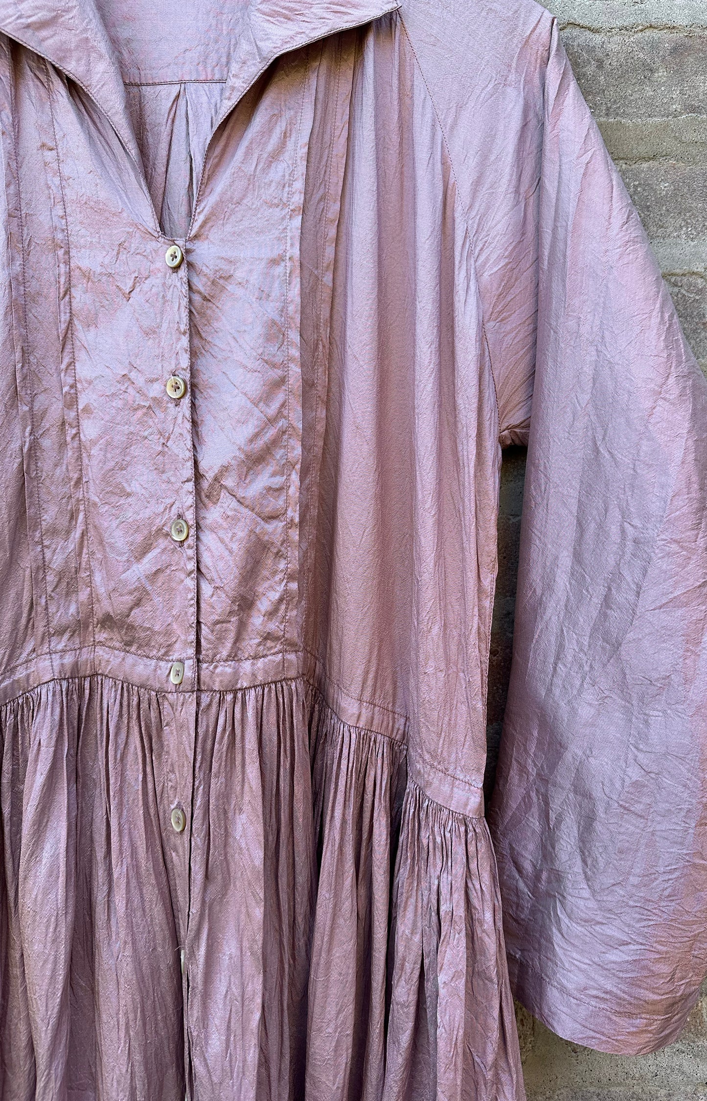 Lilac Silk Dress