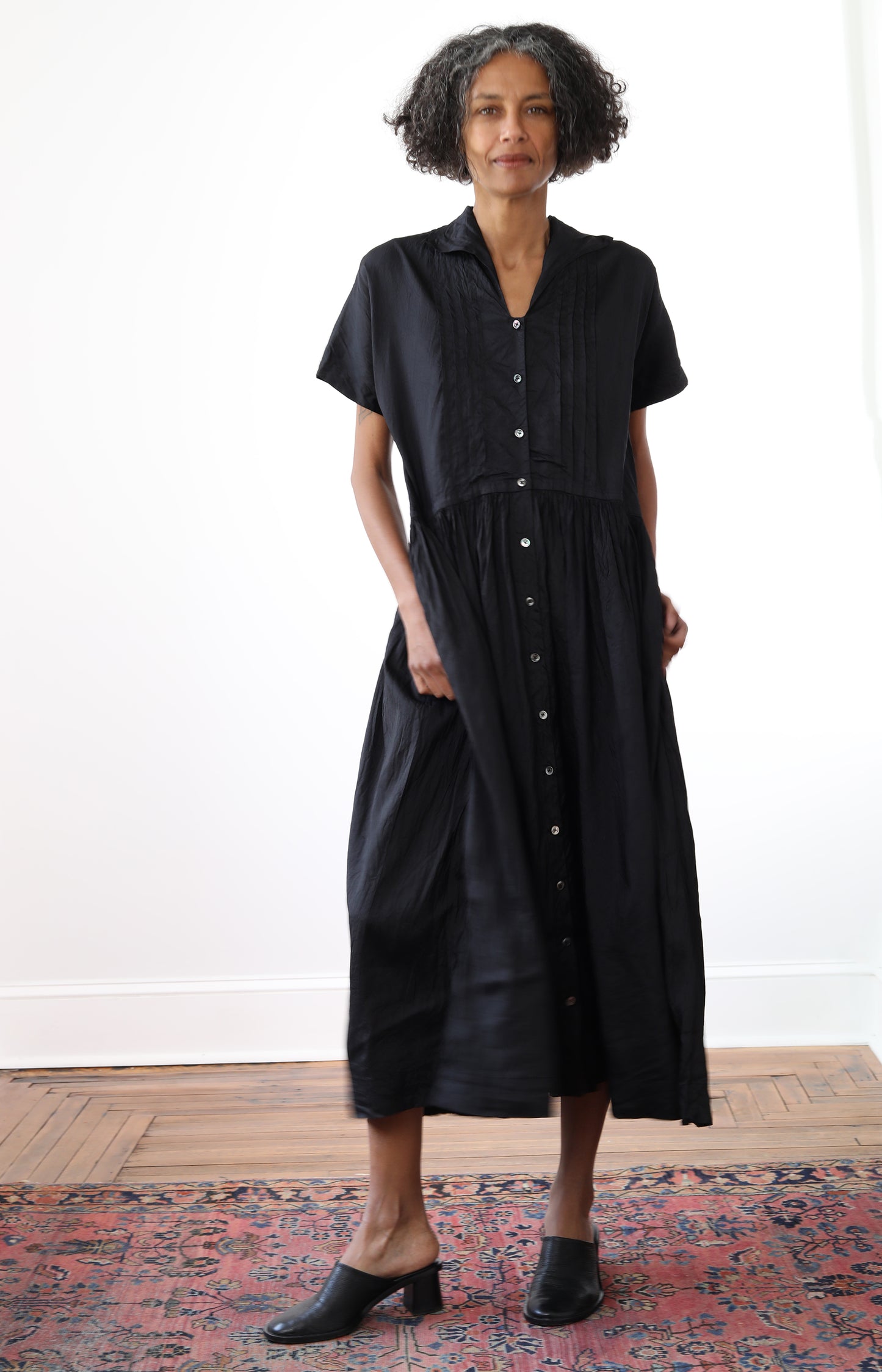 Black Silk Dress