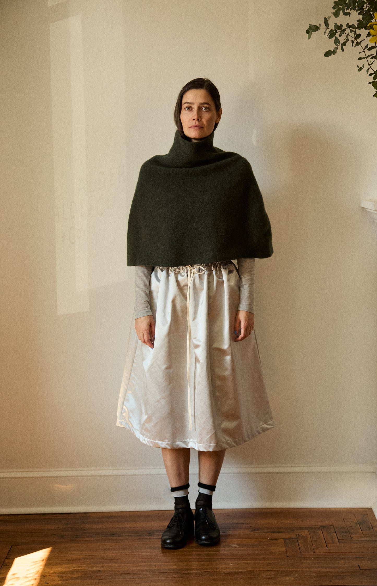 Seaweed Wool Poncho