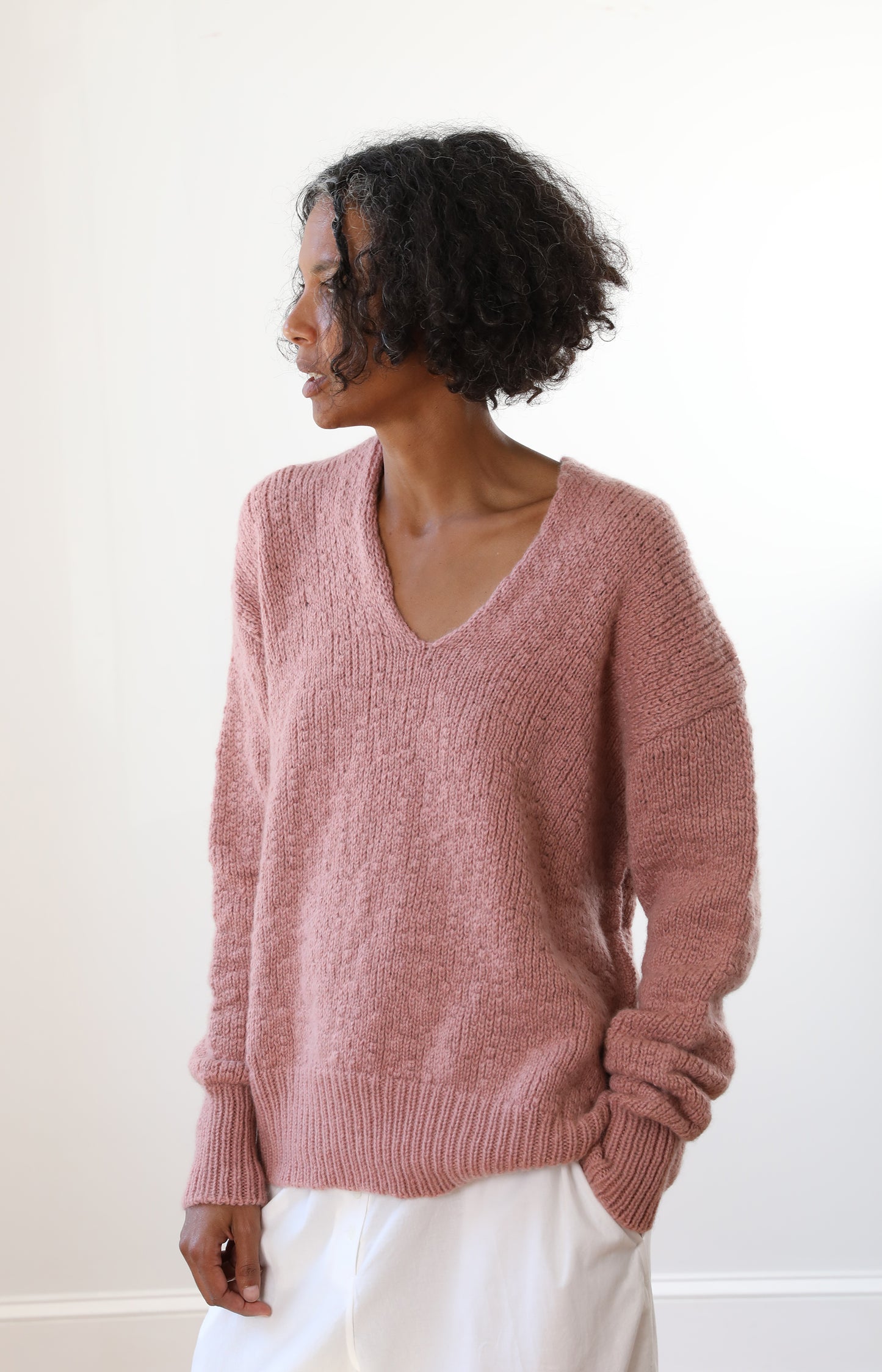 Rose Yak Pullover