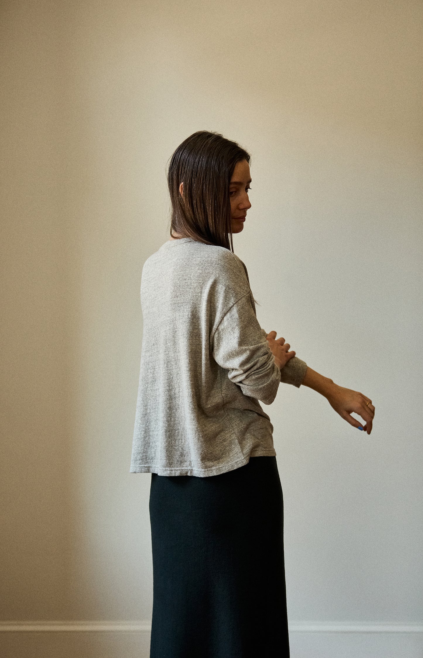 Grey Long Sleeve Shirt
