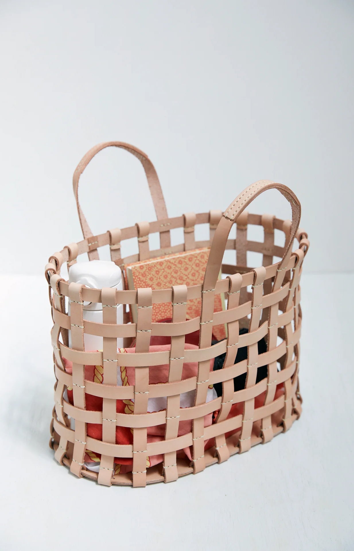 Large Natural Basket Bag