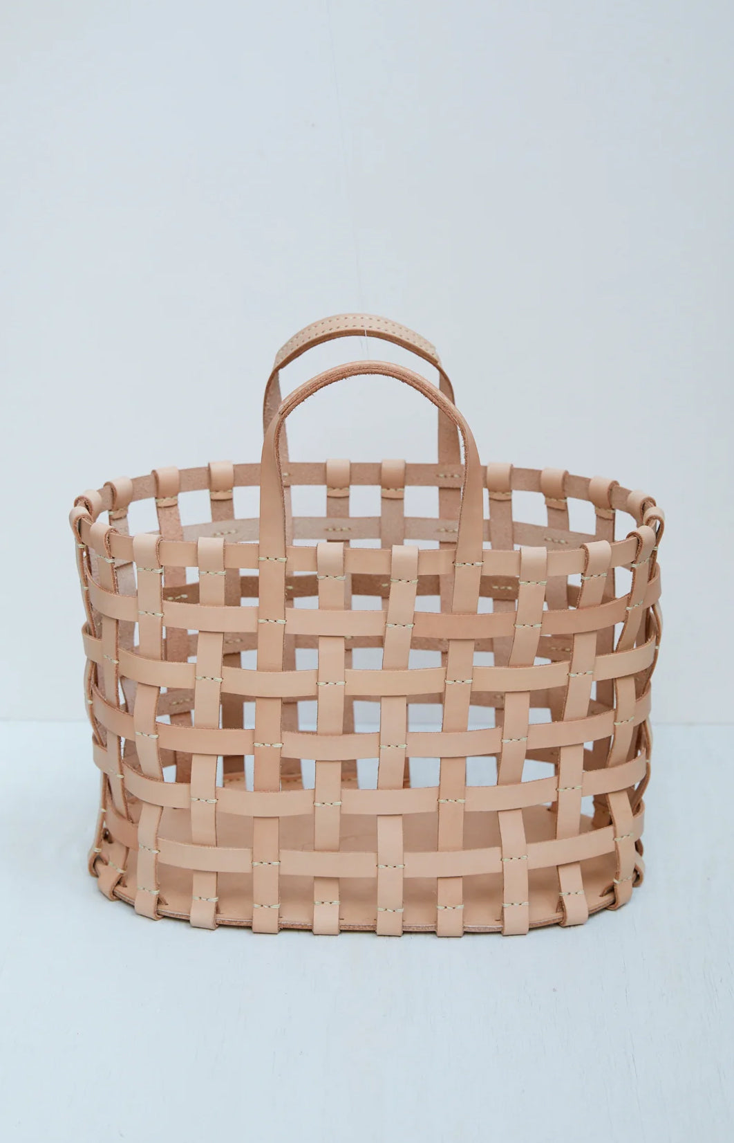Large Natural Basket Bag