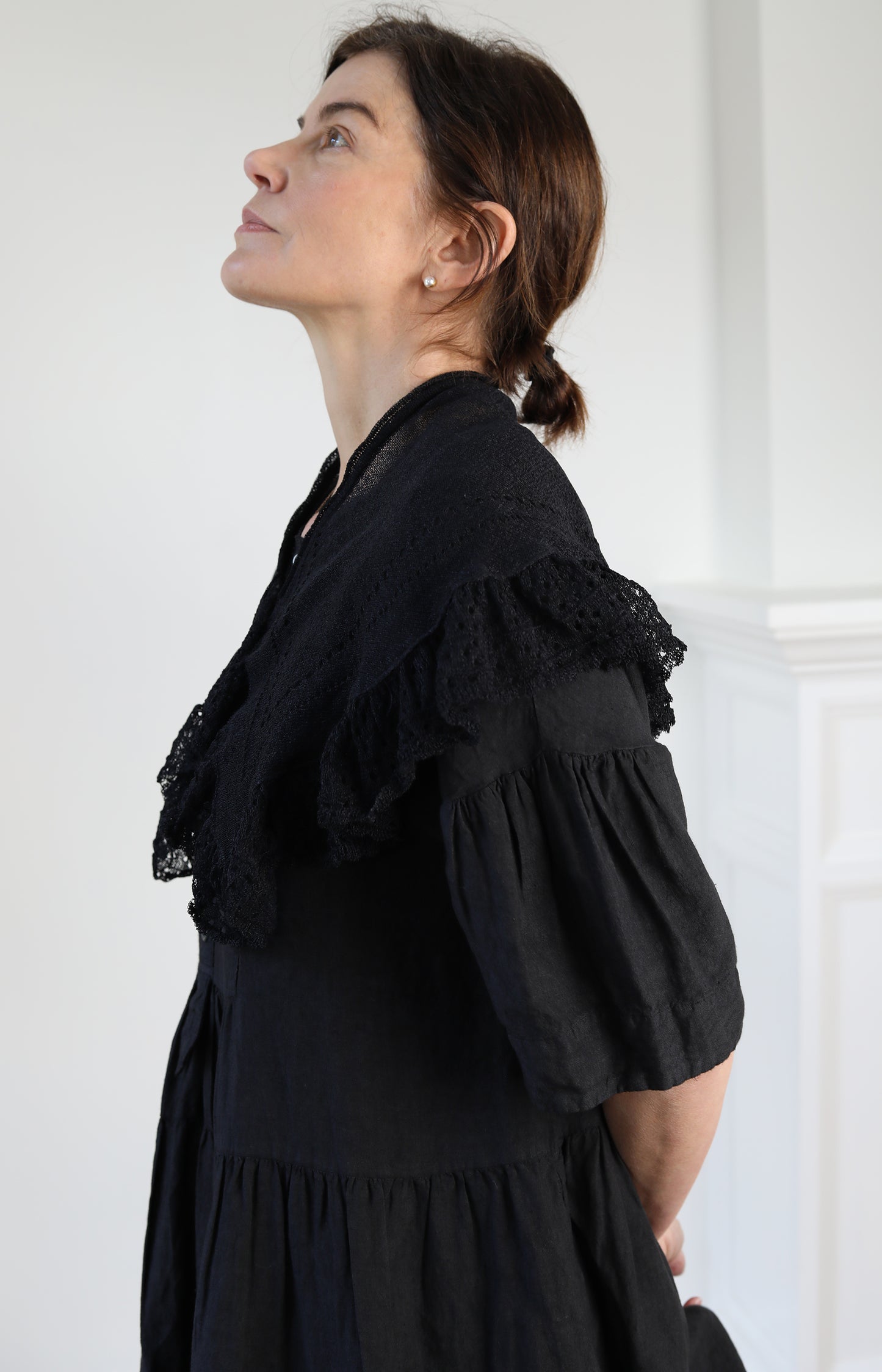 Black Knitted Cape