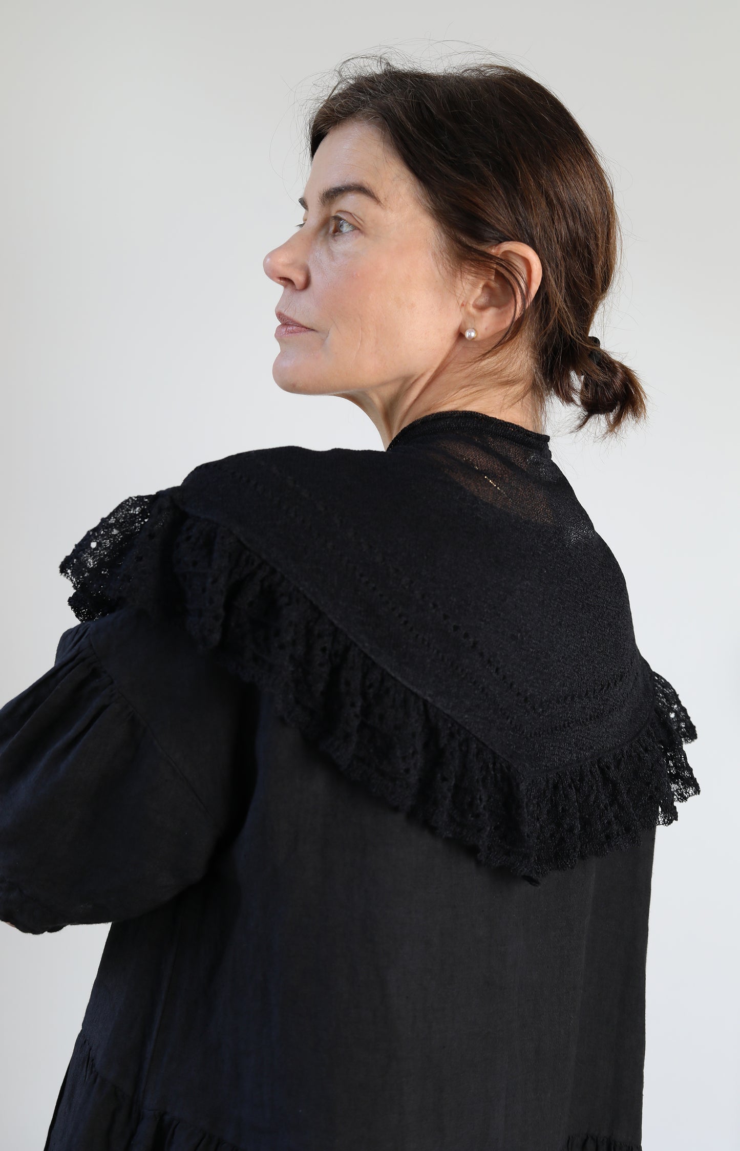 Black Knitted Cape