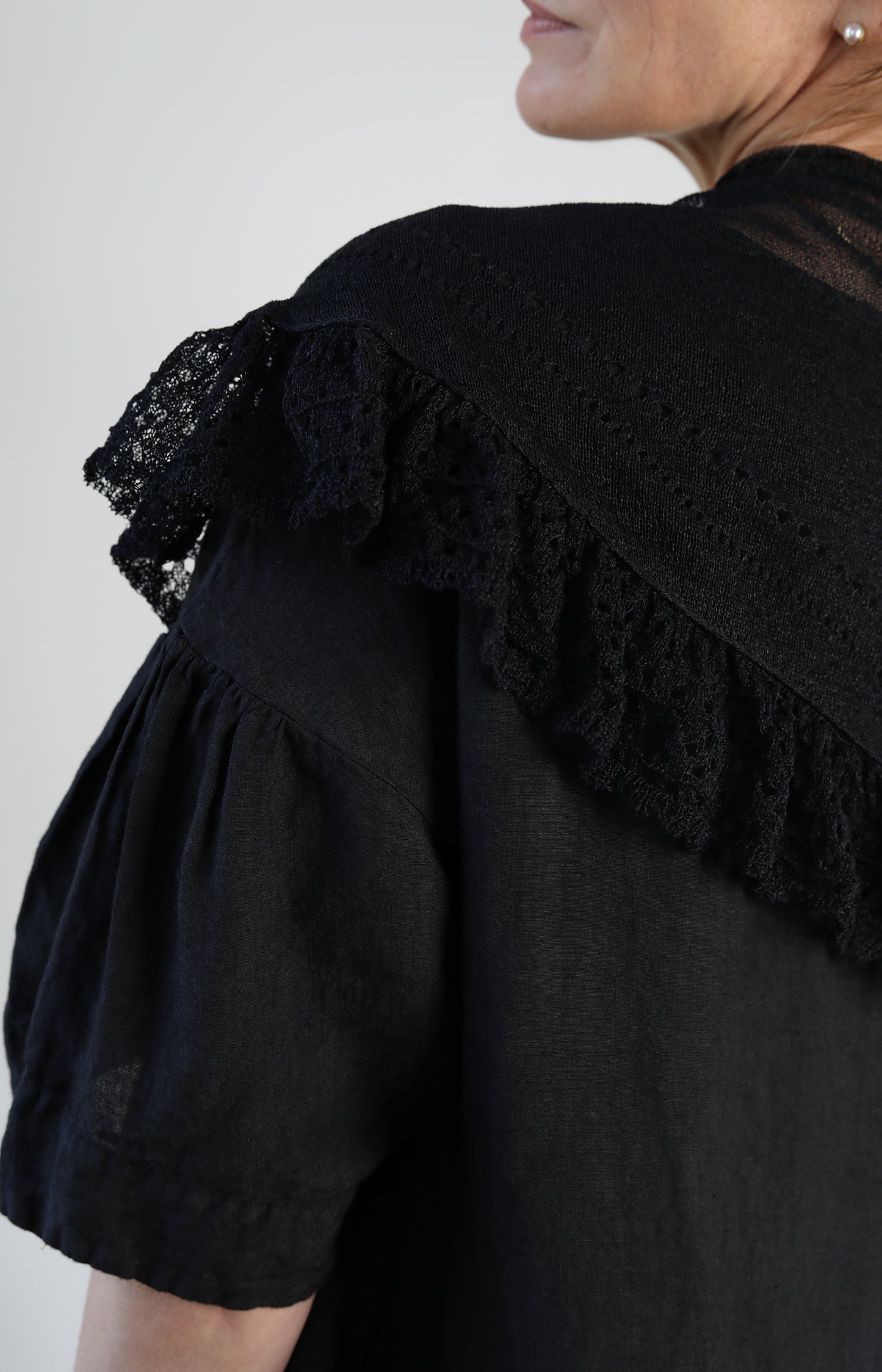 Black Knitted Cape