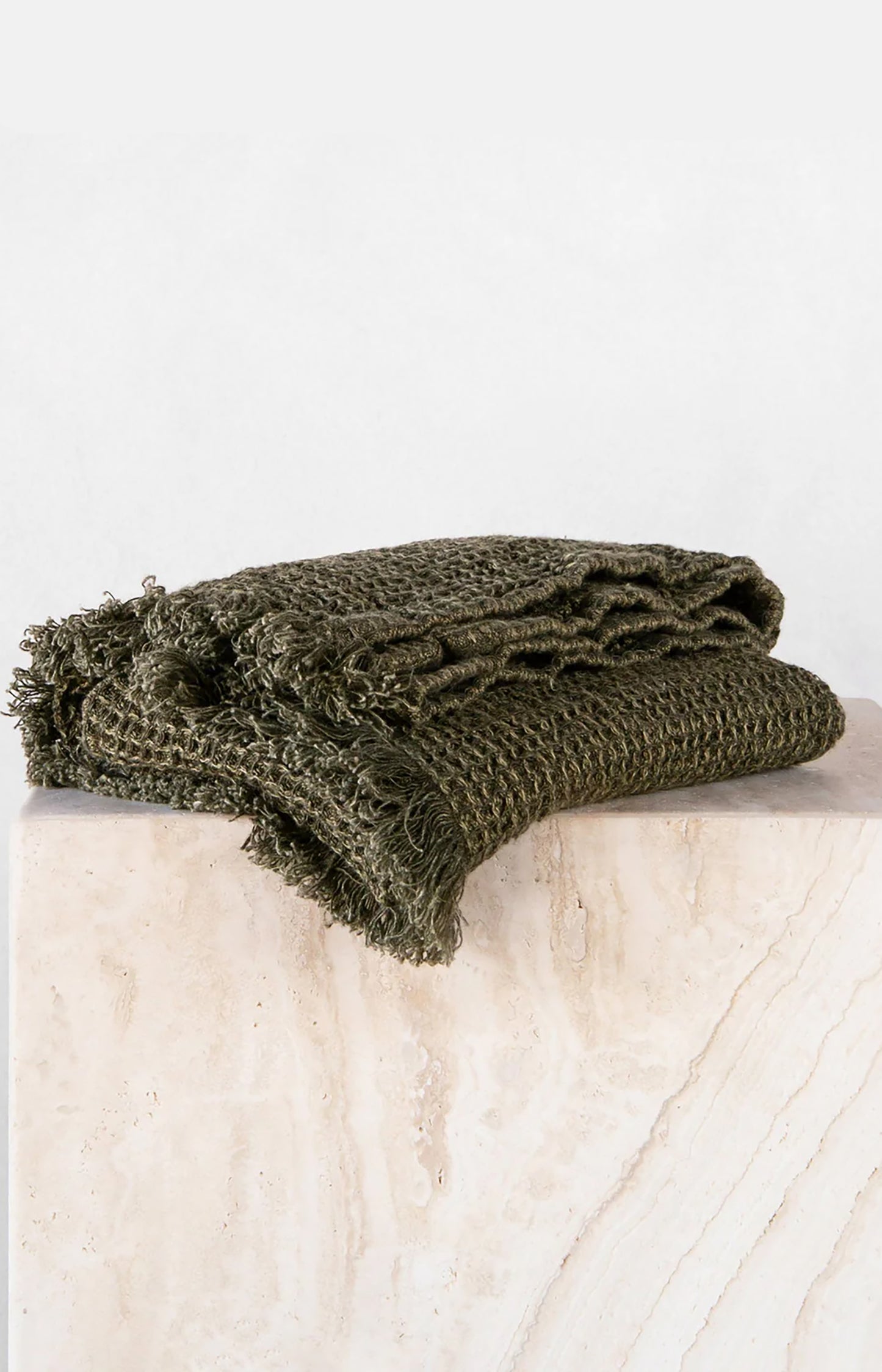 Armee Flocca Linen Hand Towel