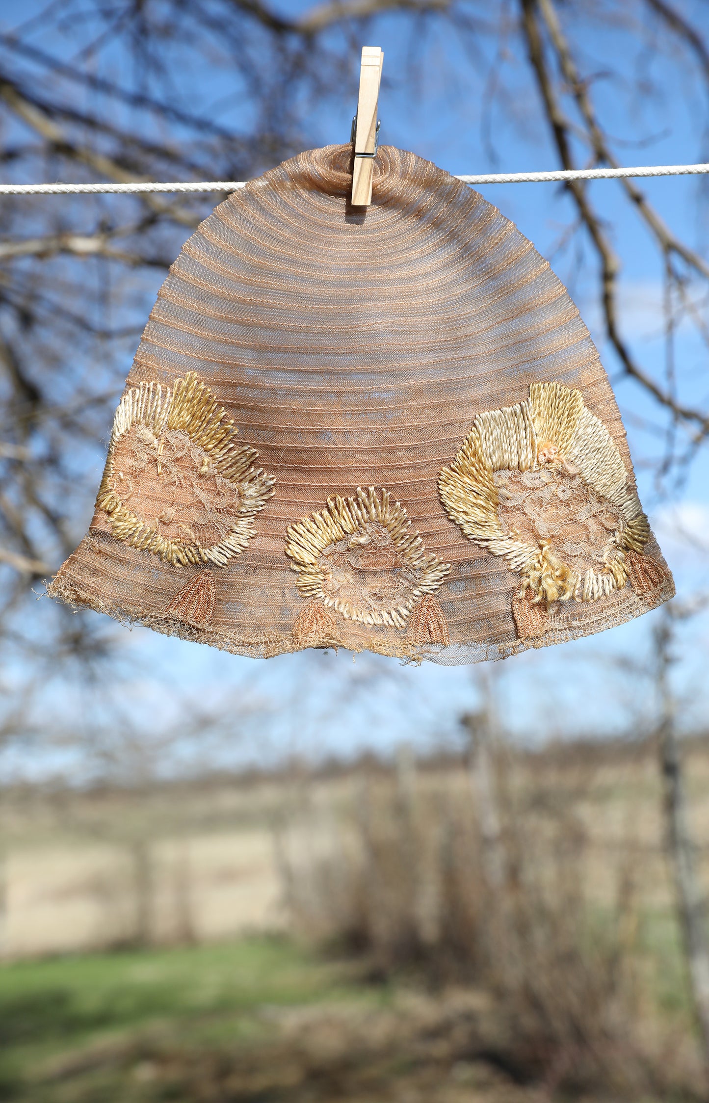 Vintage 1920's Natural Hat