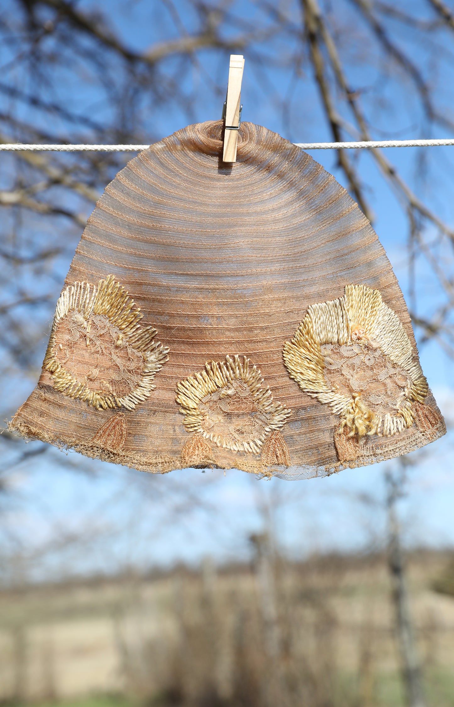 Vintage 1920's Natural Hat