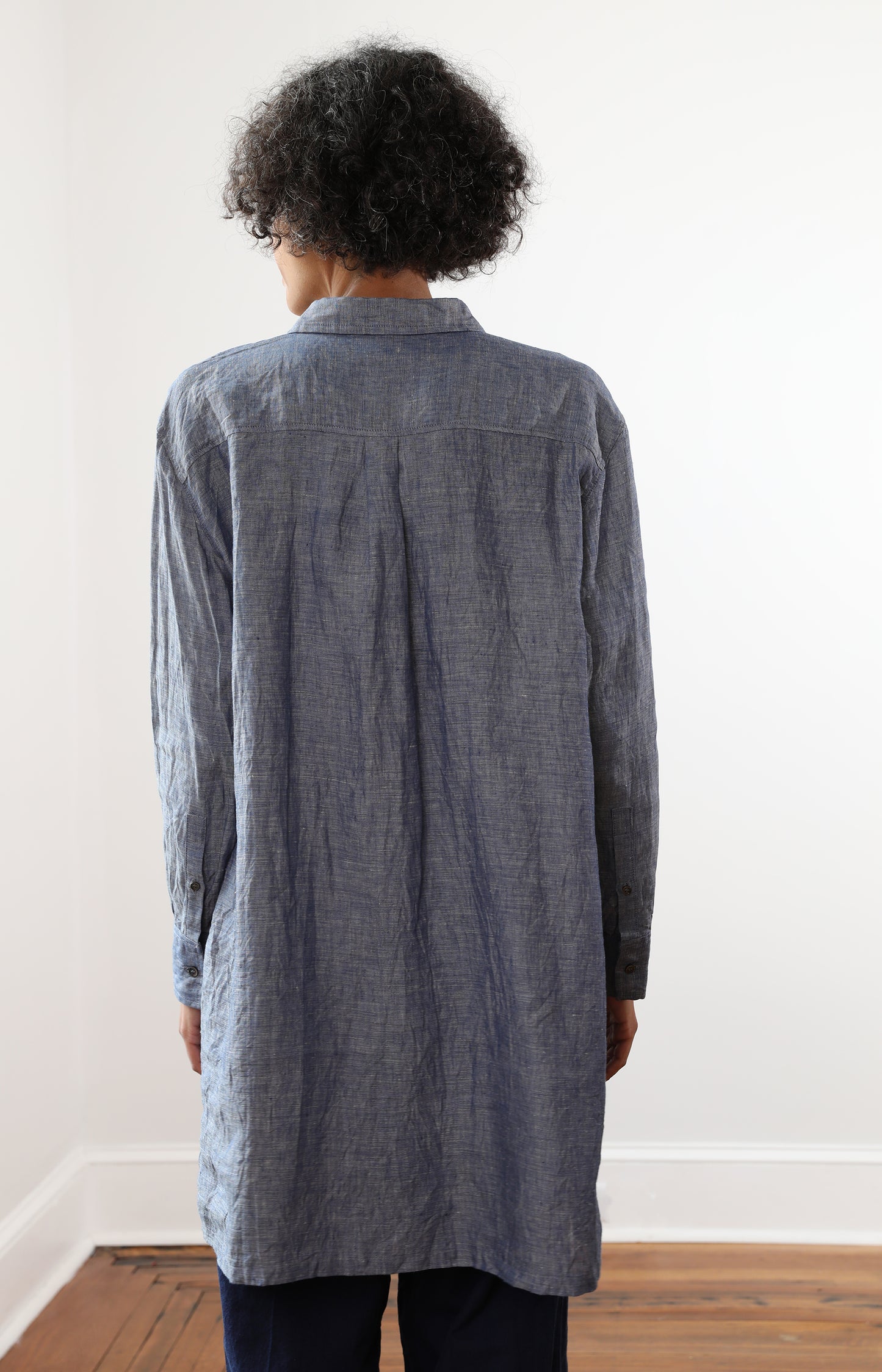 Linen Dungaree Shirt