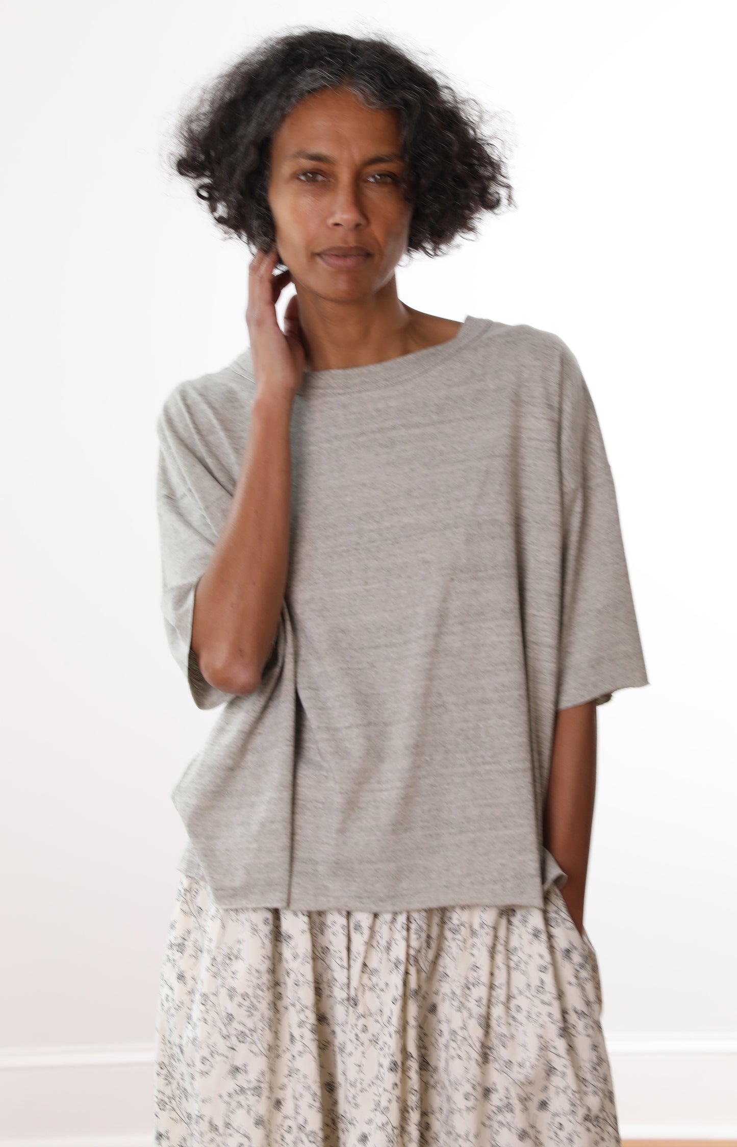 Grey Cotton Shirt