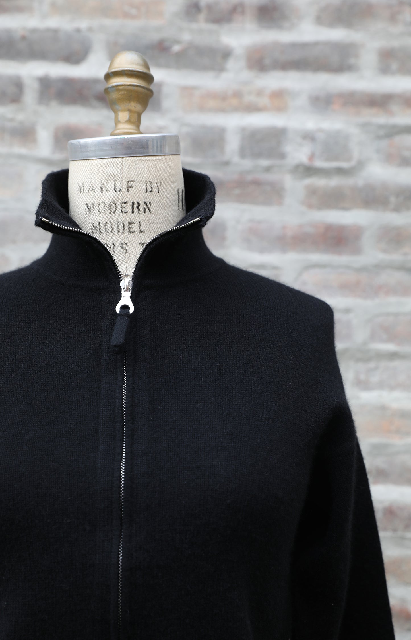 Black Perlman Zip Up