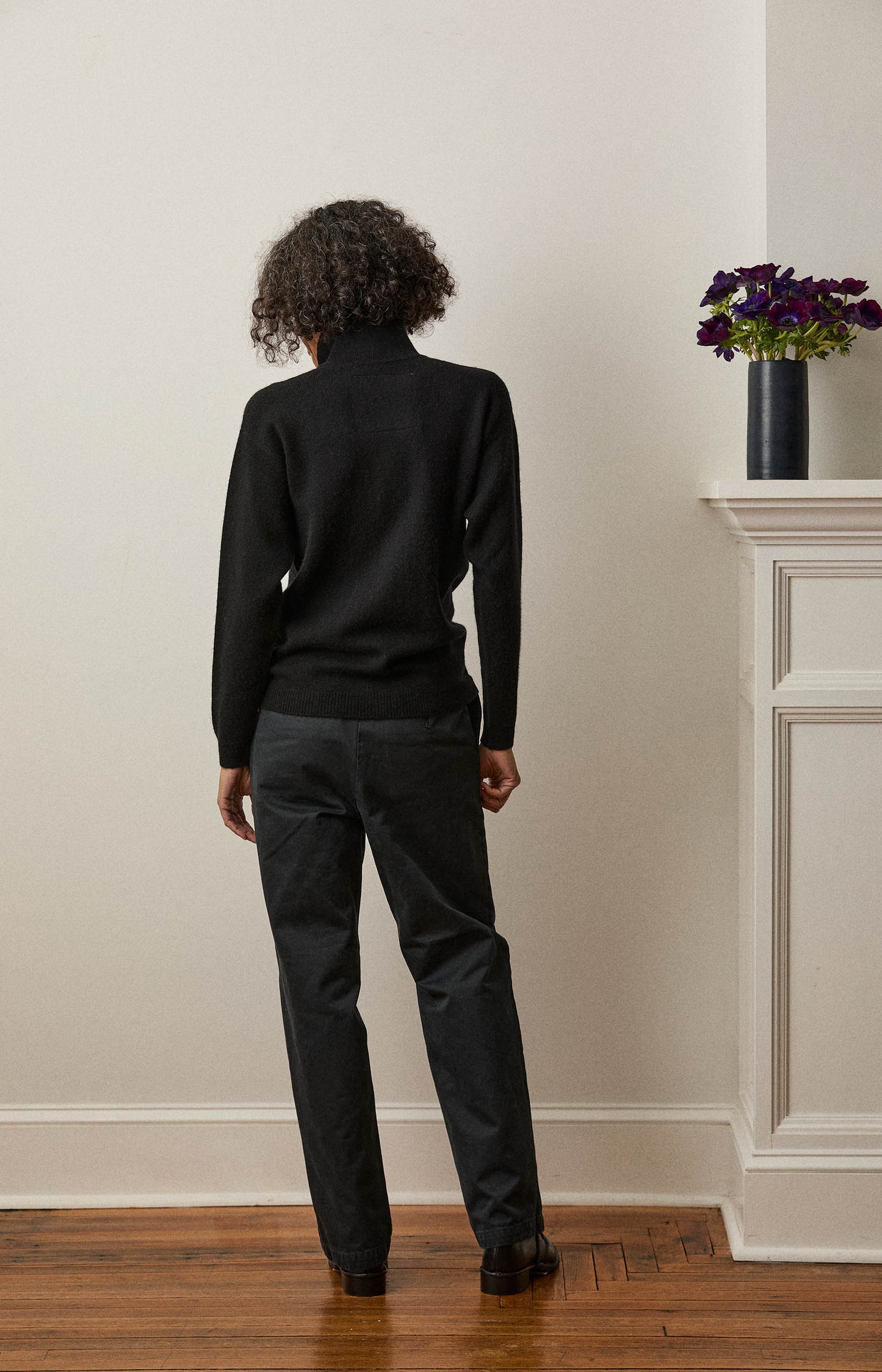 Black Perlman Zip Up