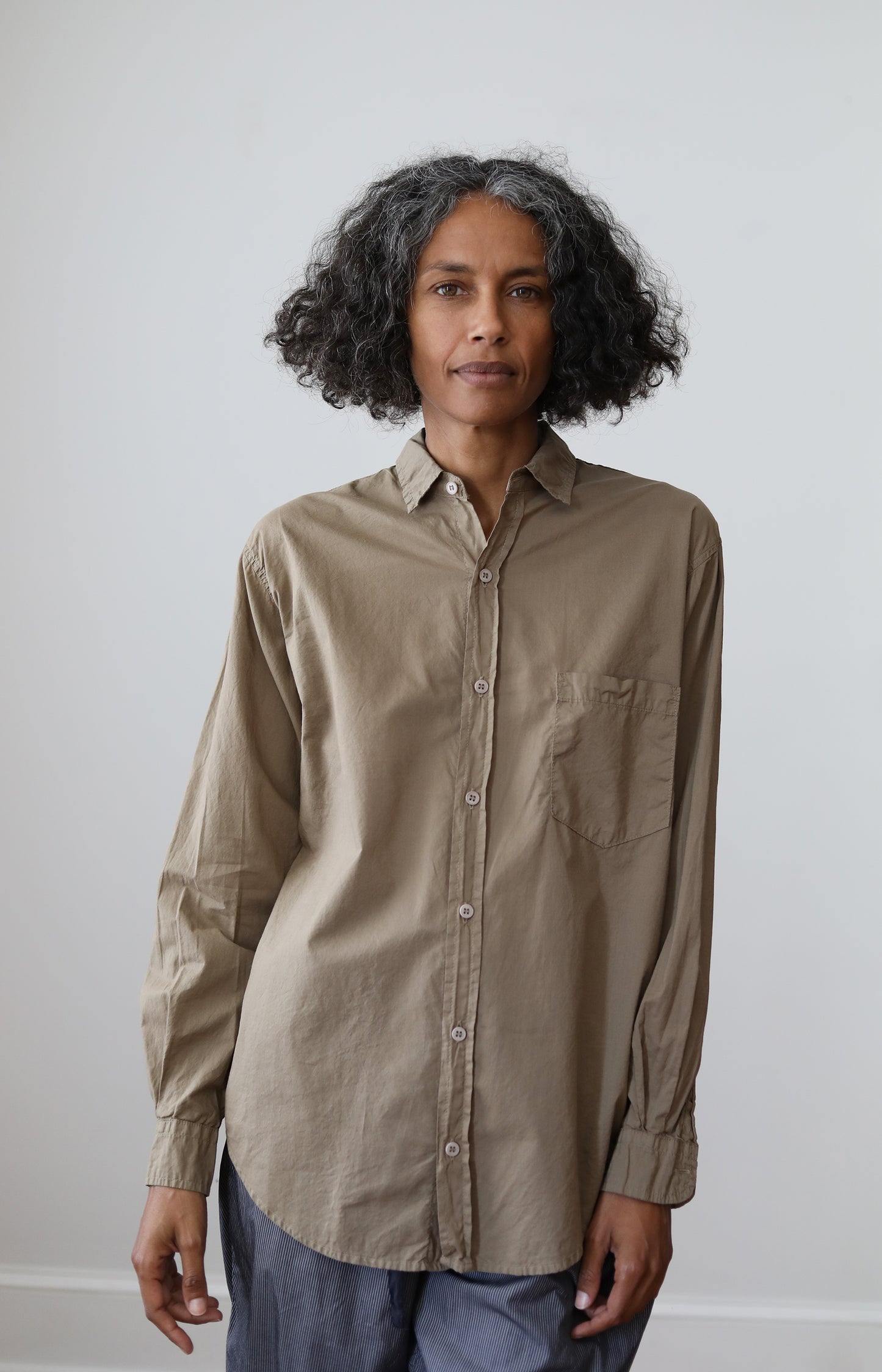 Bark Cotton Voile Shirt