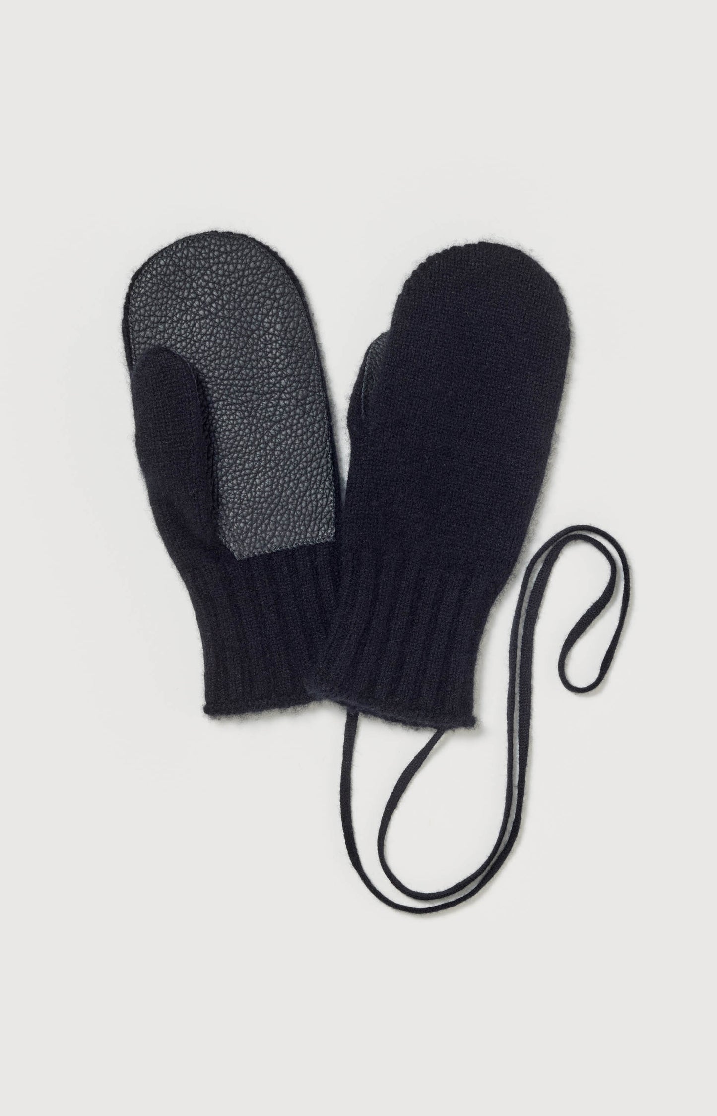 Black Cashmere Mittens