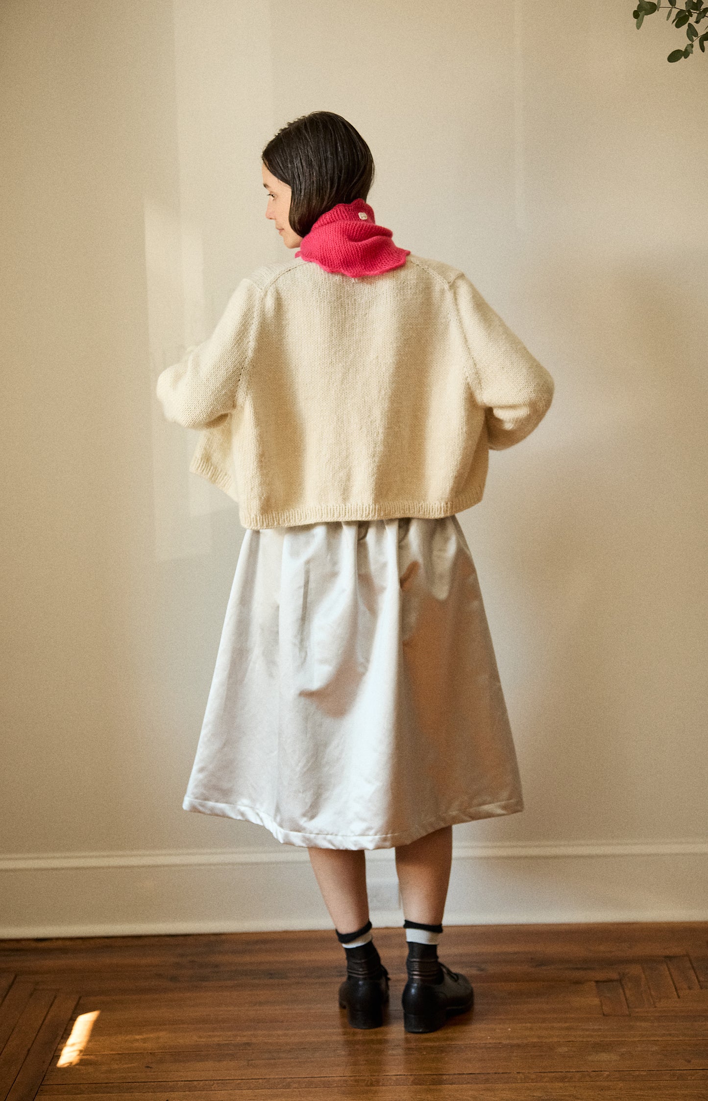 Coral Mini Ondine Scarf
