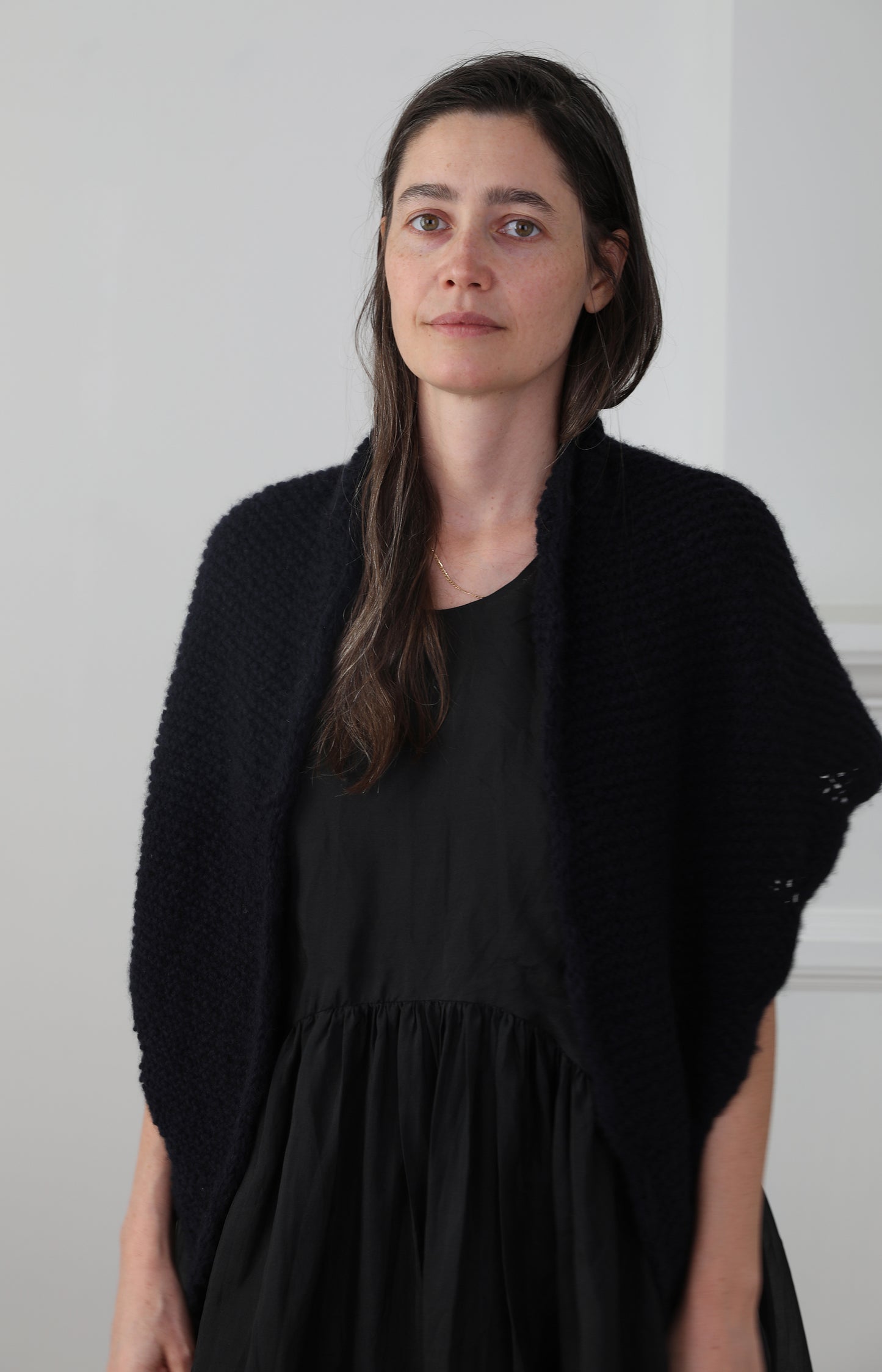 Deep Blue Ondine Scarf