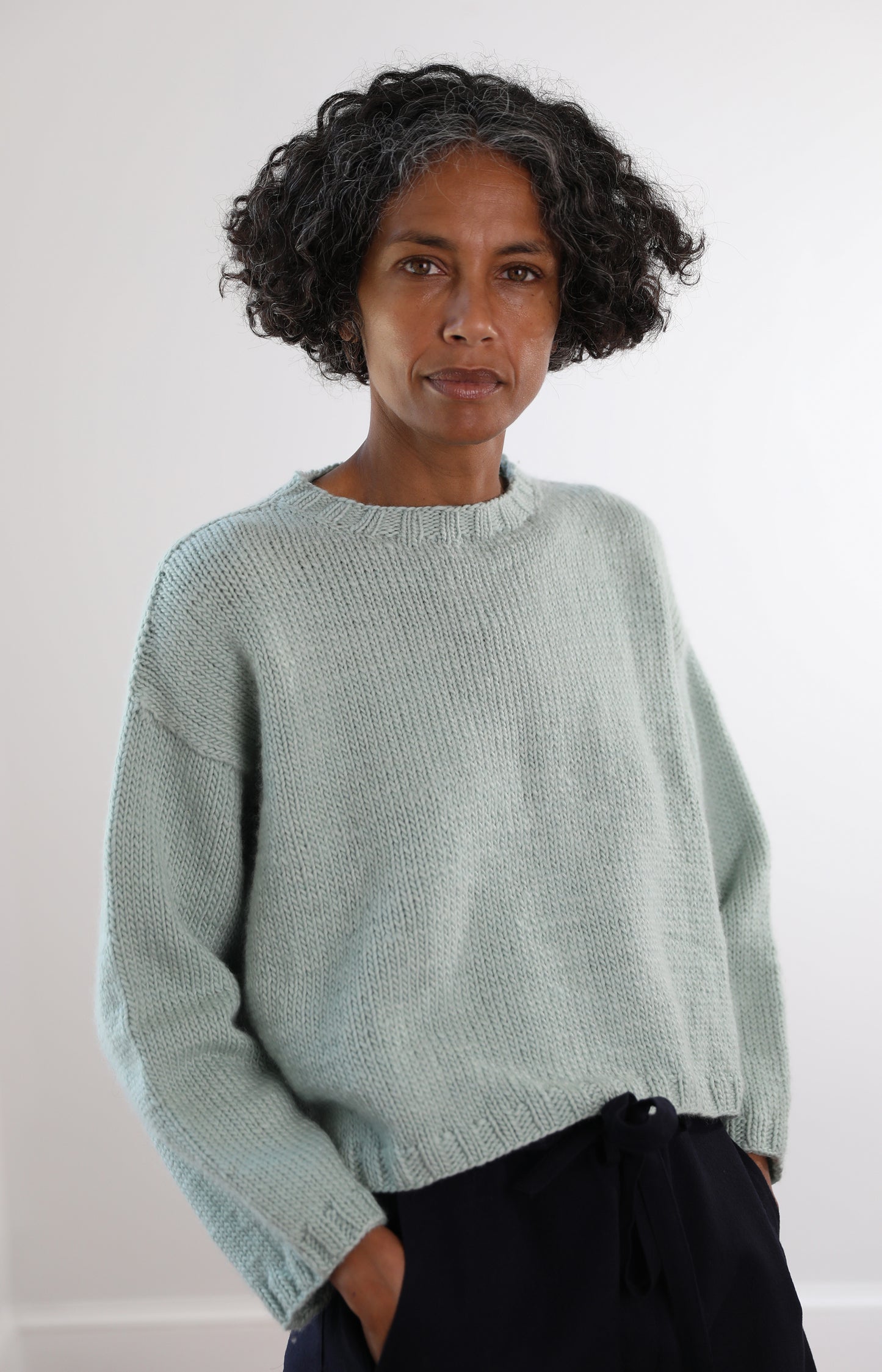 Mint Green Jardim Sweater