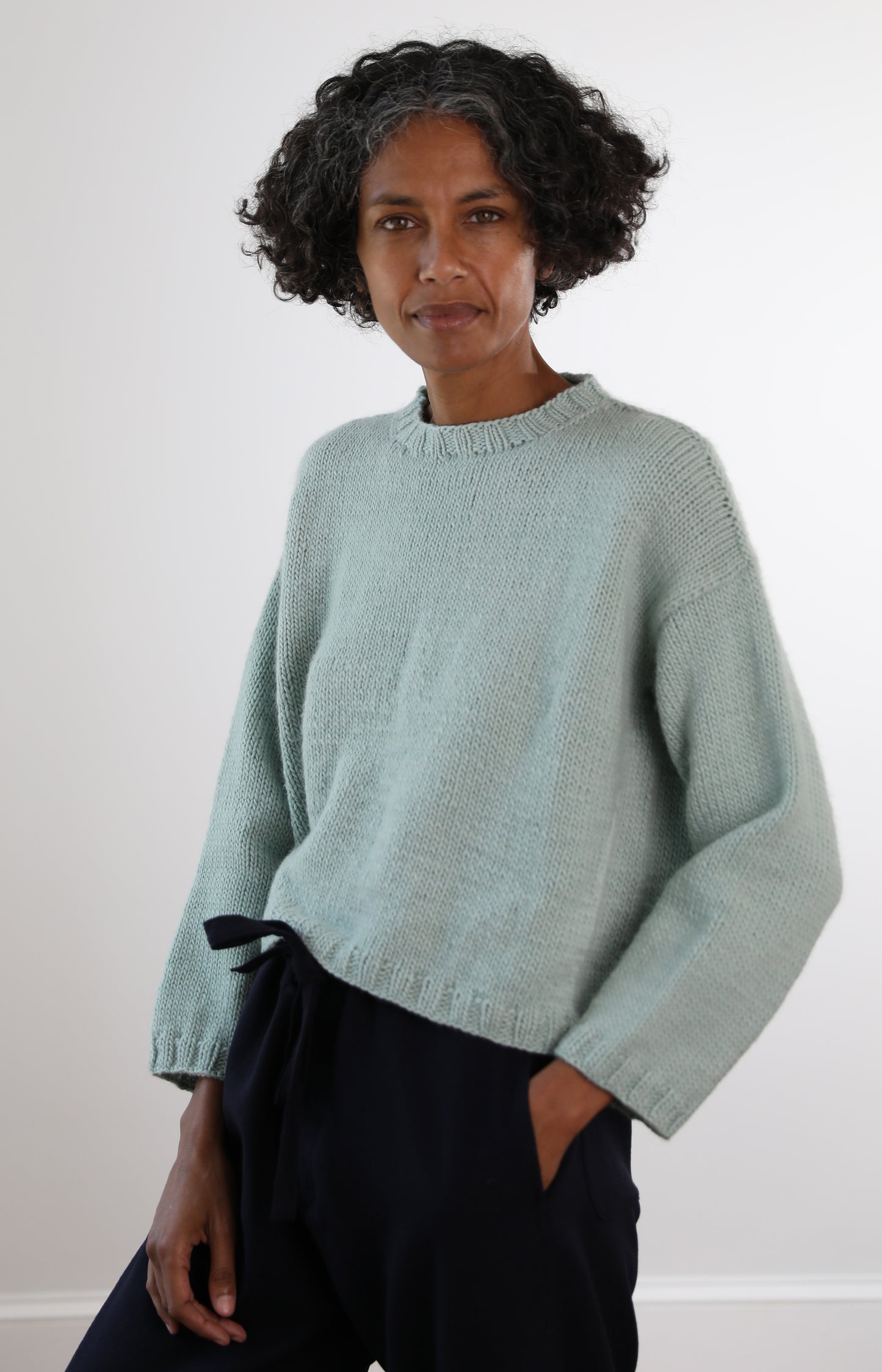 Mint Green Jardim Sweater