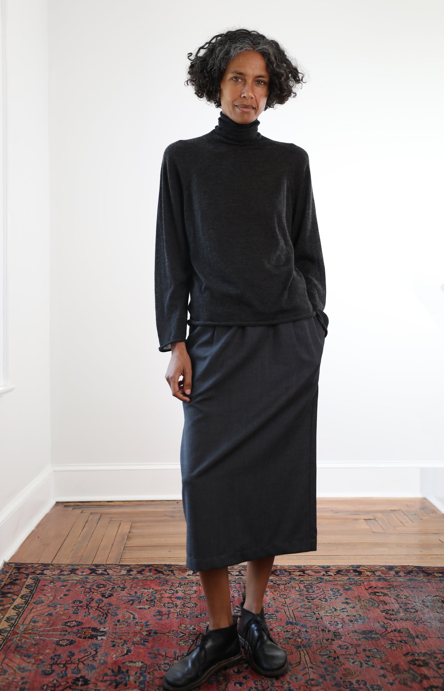Anthracite Grey Lupo Turtleneck