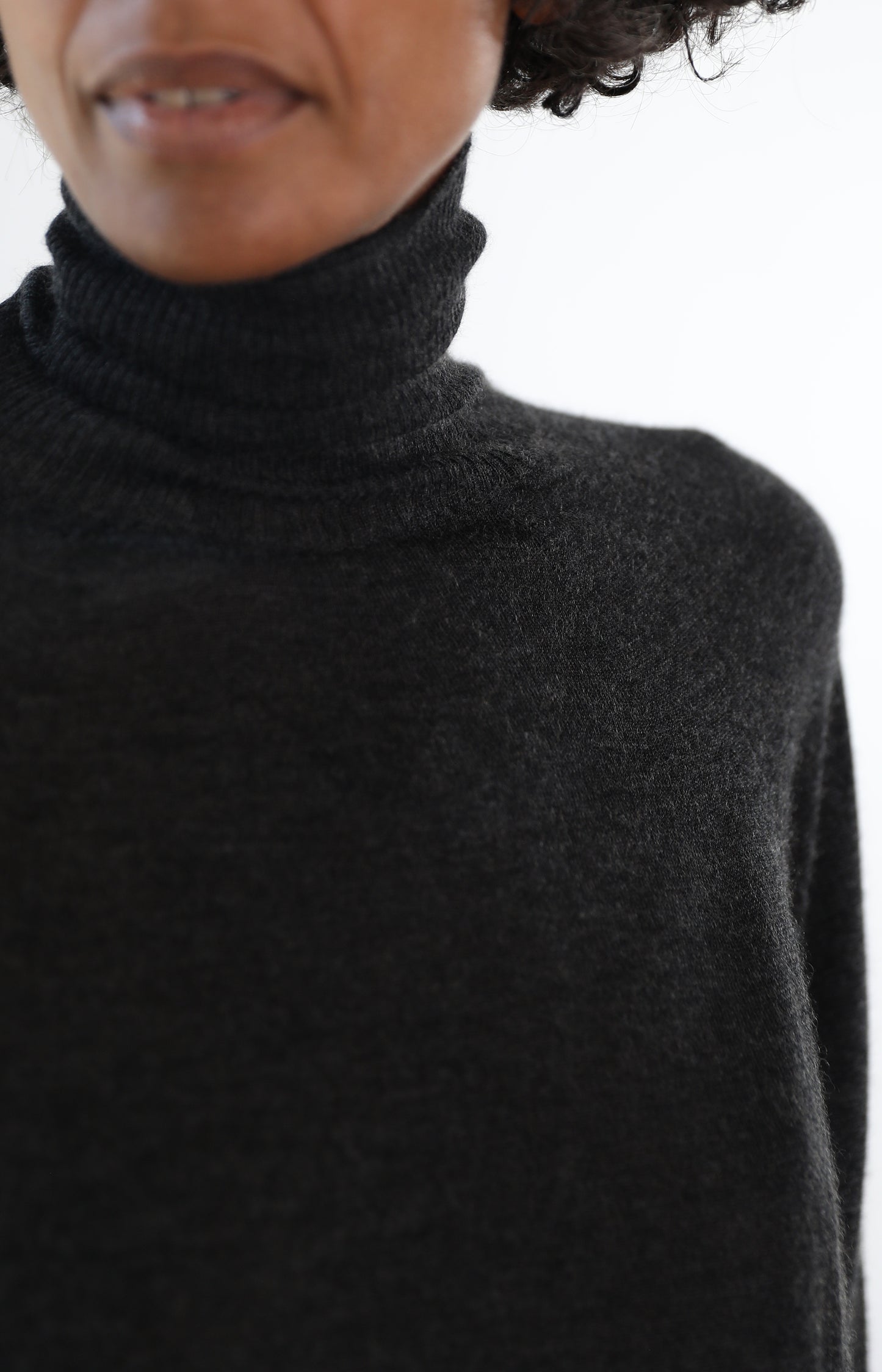 Anthracite Grey Lupo Turtleneck
