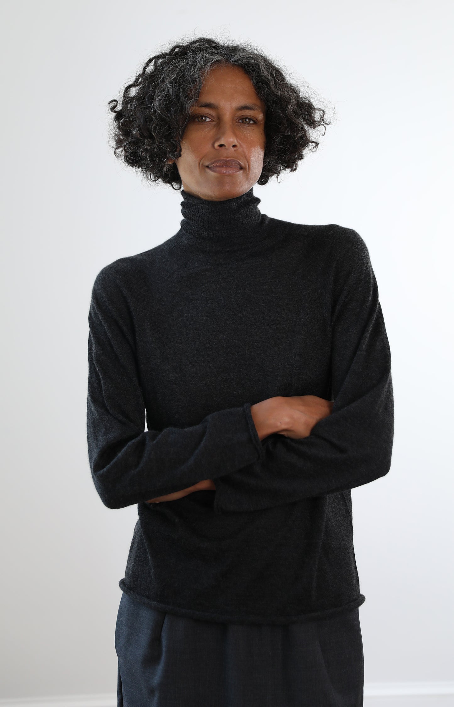 Anthracite Grey Lupo Turtleneck
