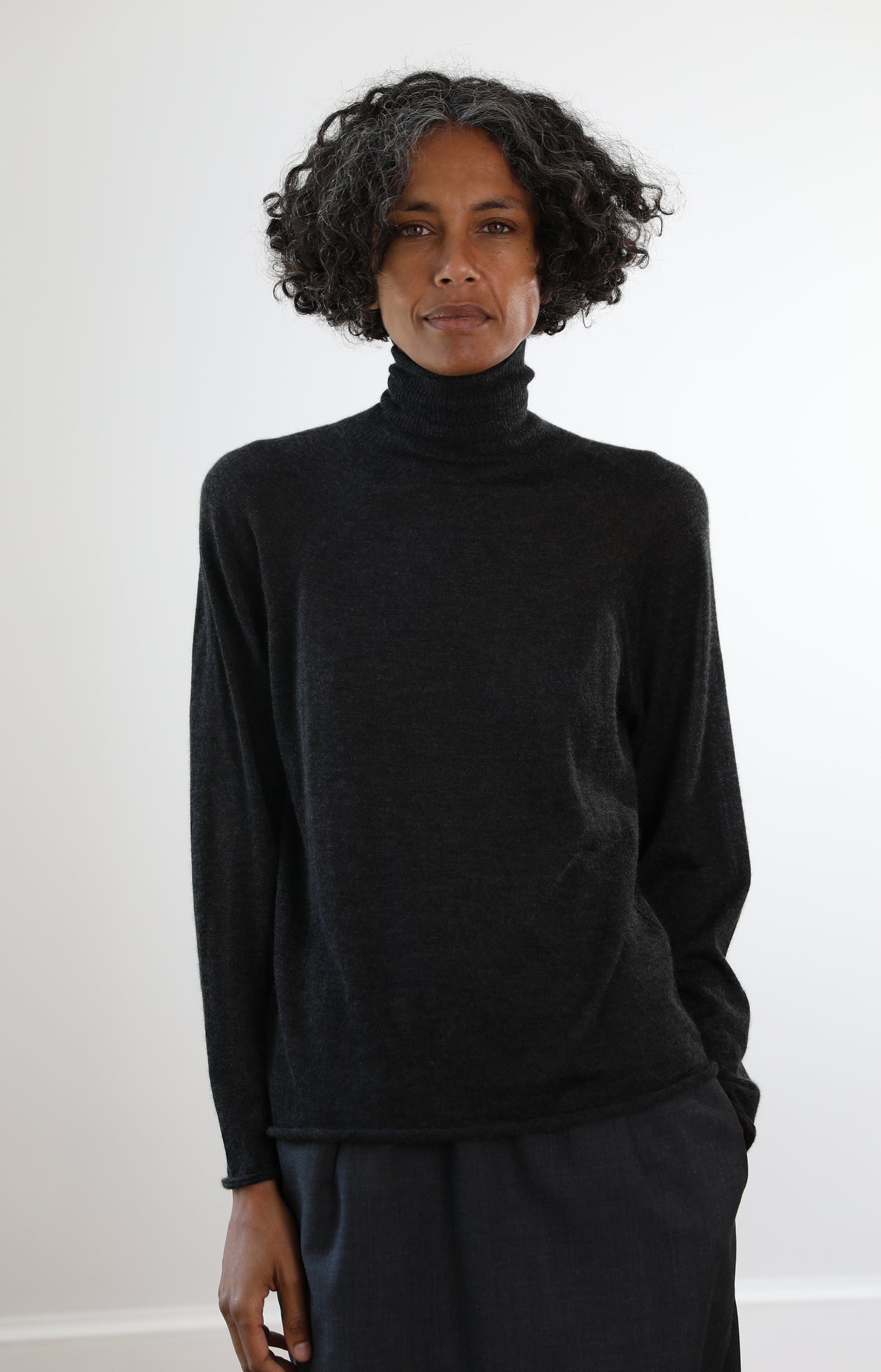 Anthracite Grey Lupo Turtleneck
