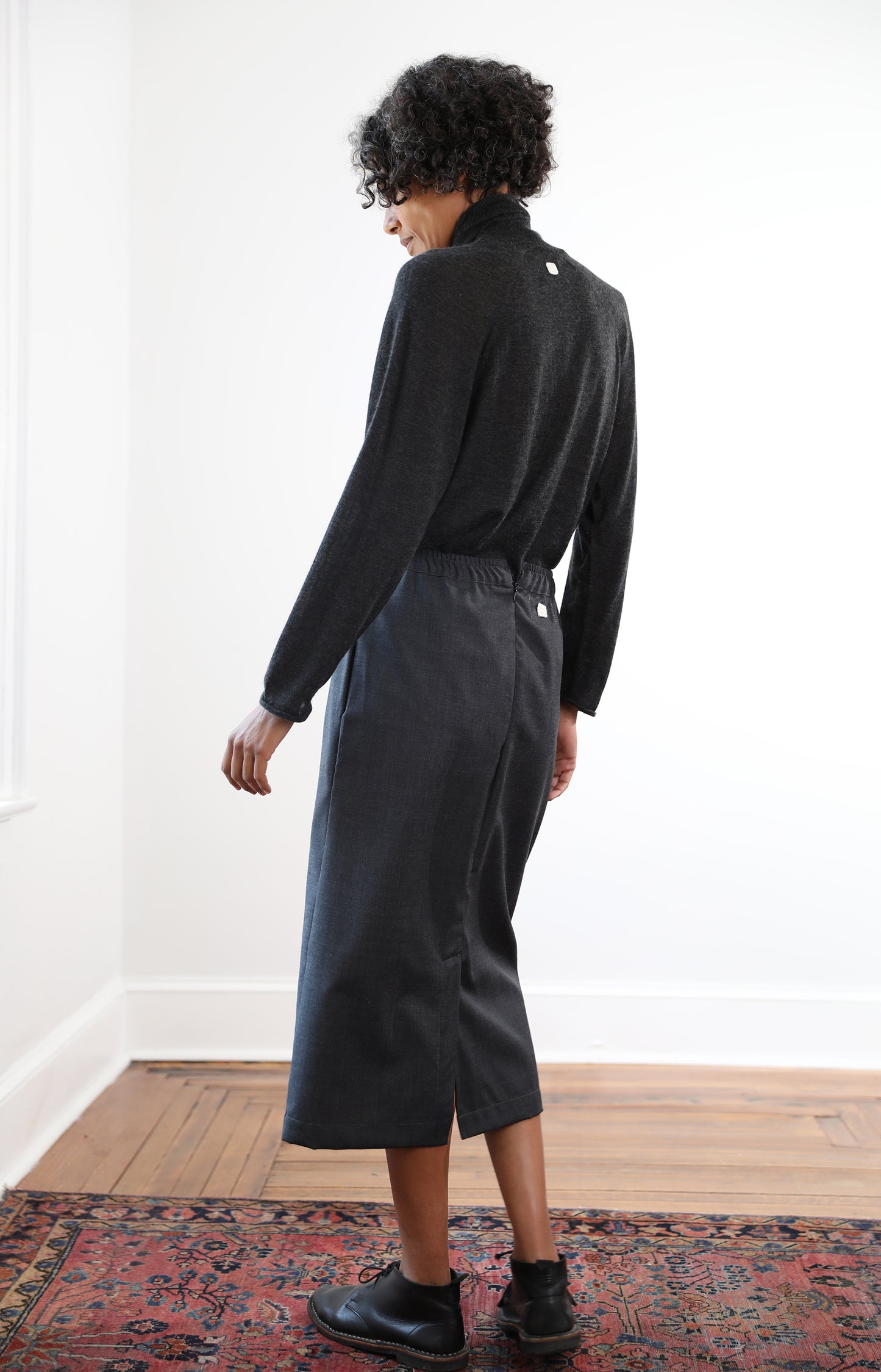 Anthracite Grey Lunghetta Skirt