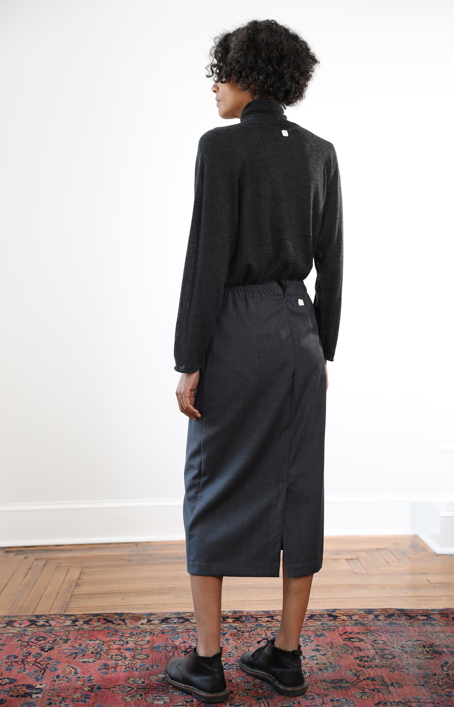 Anthracite Grey Lunghetta Skirt