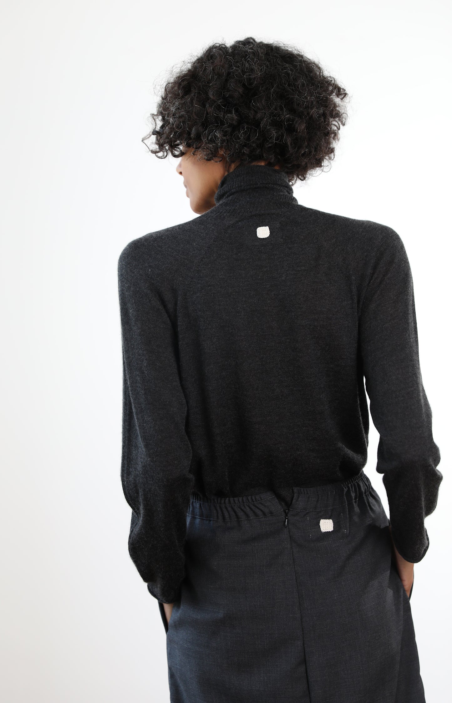 Anthracite Grey Lunghetta Skirt