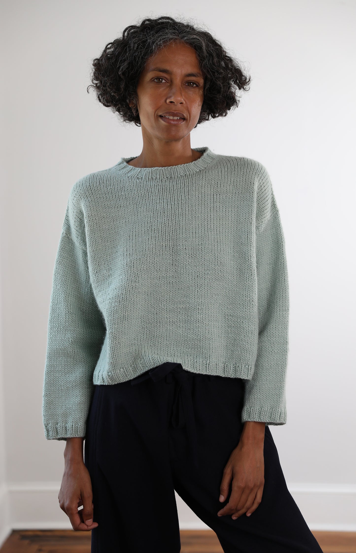 Mint Green Jardim Sweater