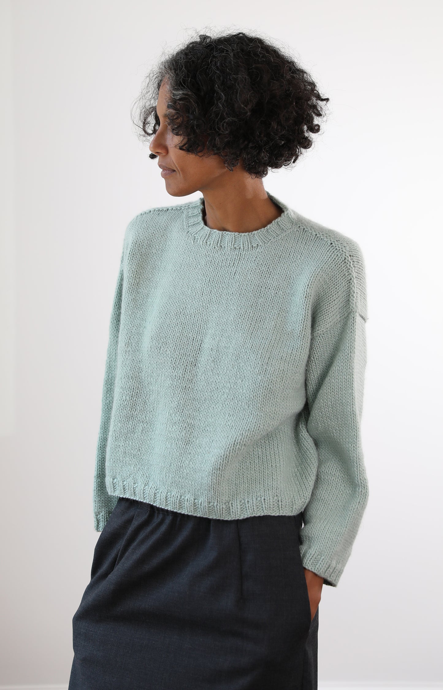 Mint Green Jardim Sweater
