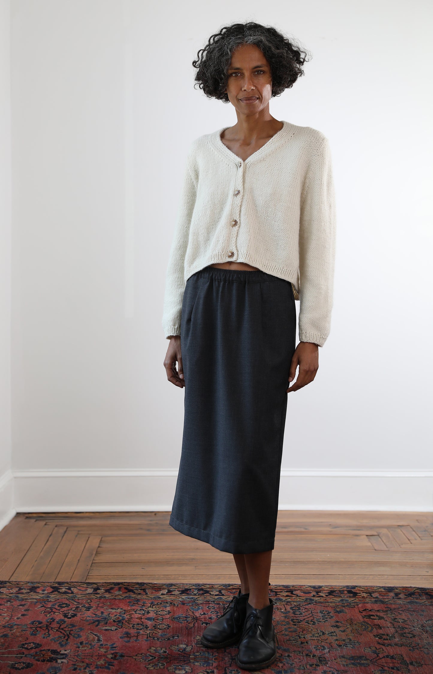 Anthracite Grey Lunghetta Skirt