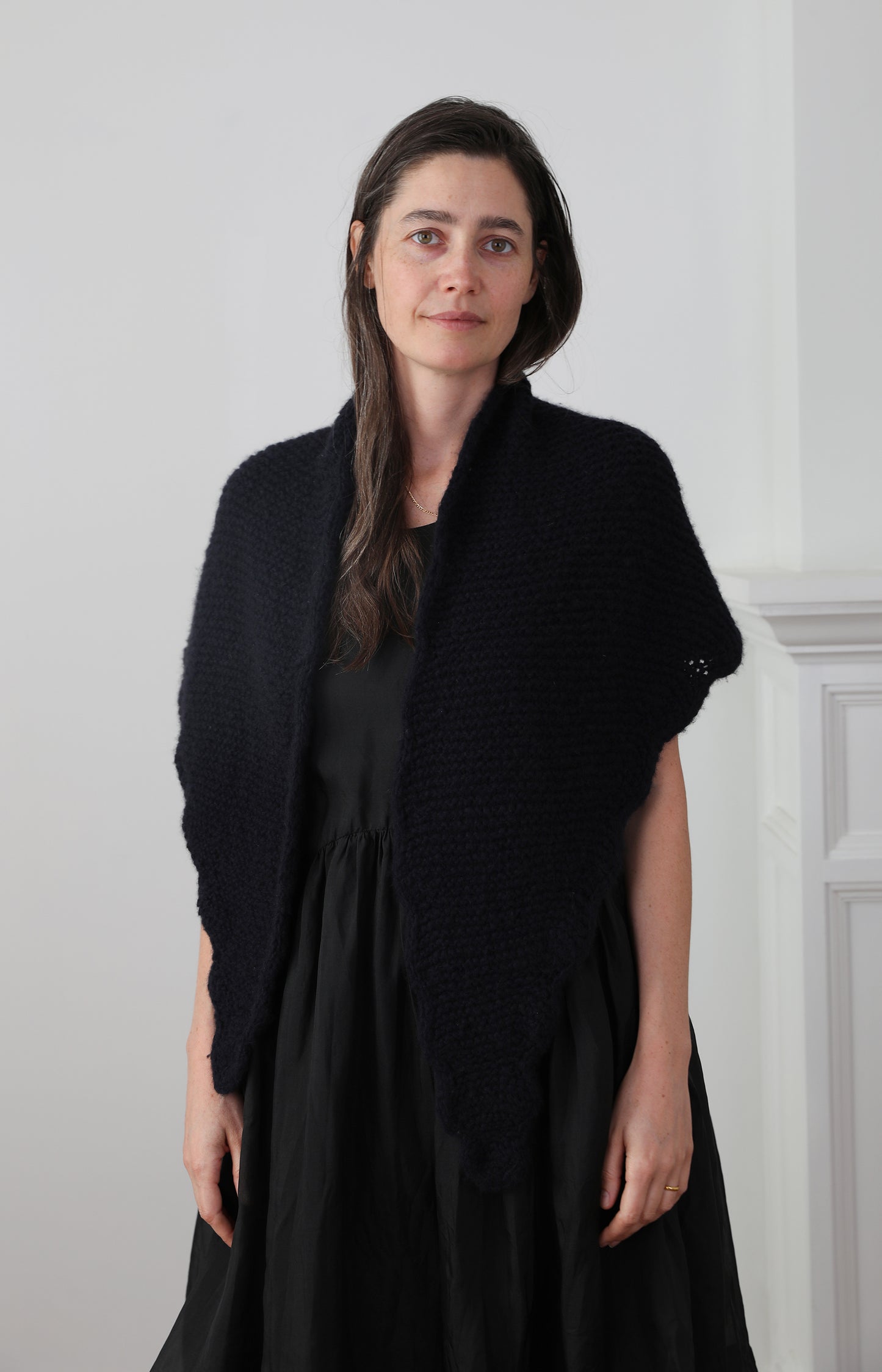 Deep Blue Ondine Scarf