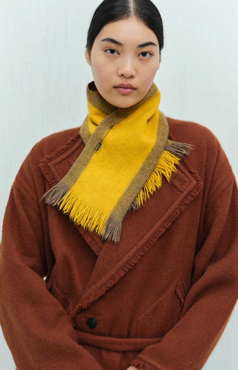 Sun Yellow Nomad Overfelt Neck Warmer